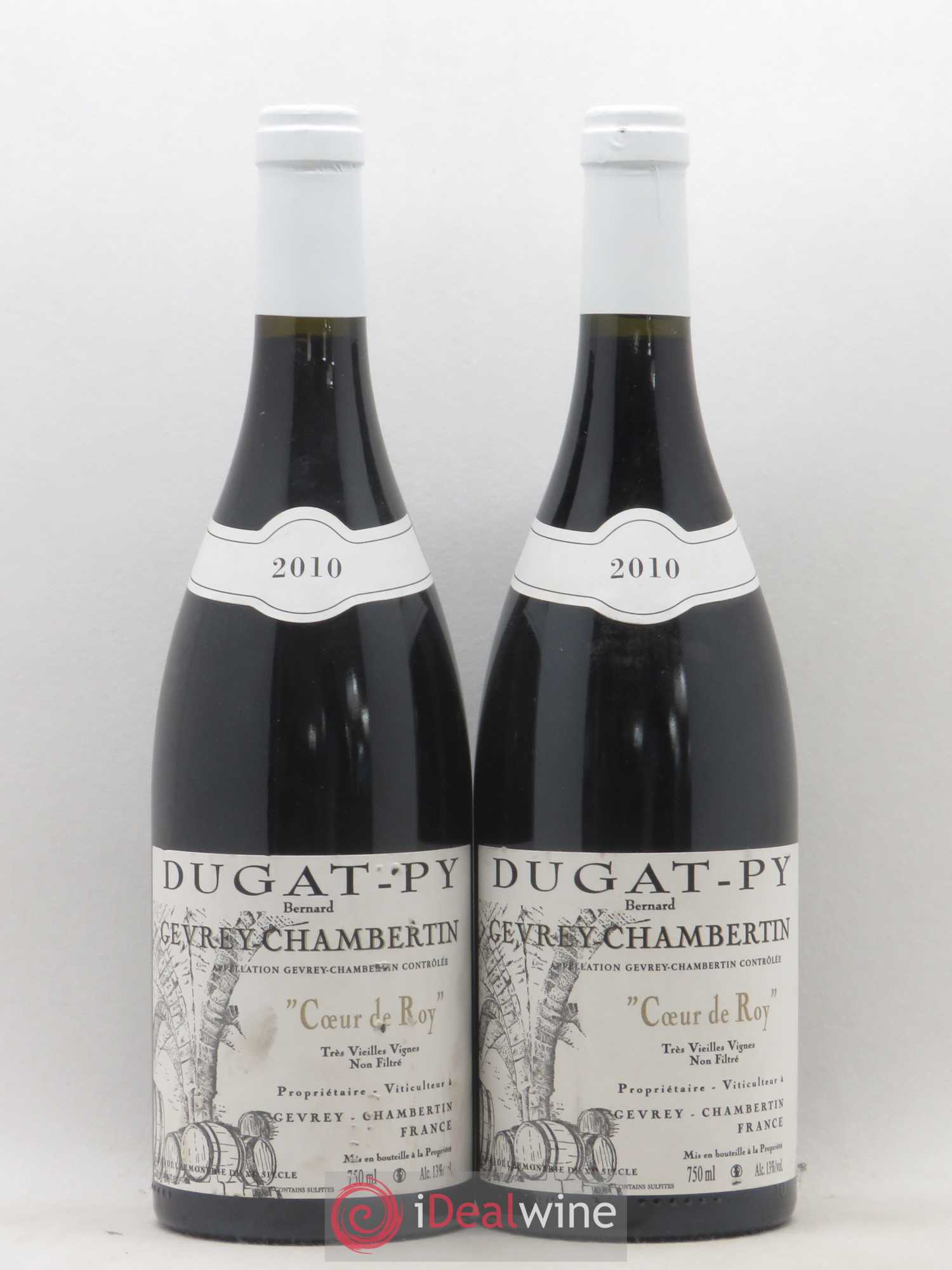 Gevrey-Chambertin Coeur de Roy Très Vieilles Vignes Dugat-Py 2010 - Lot de 2 bouteilles - 0