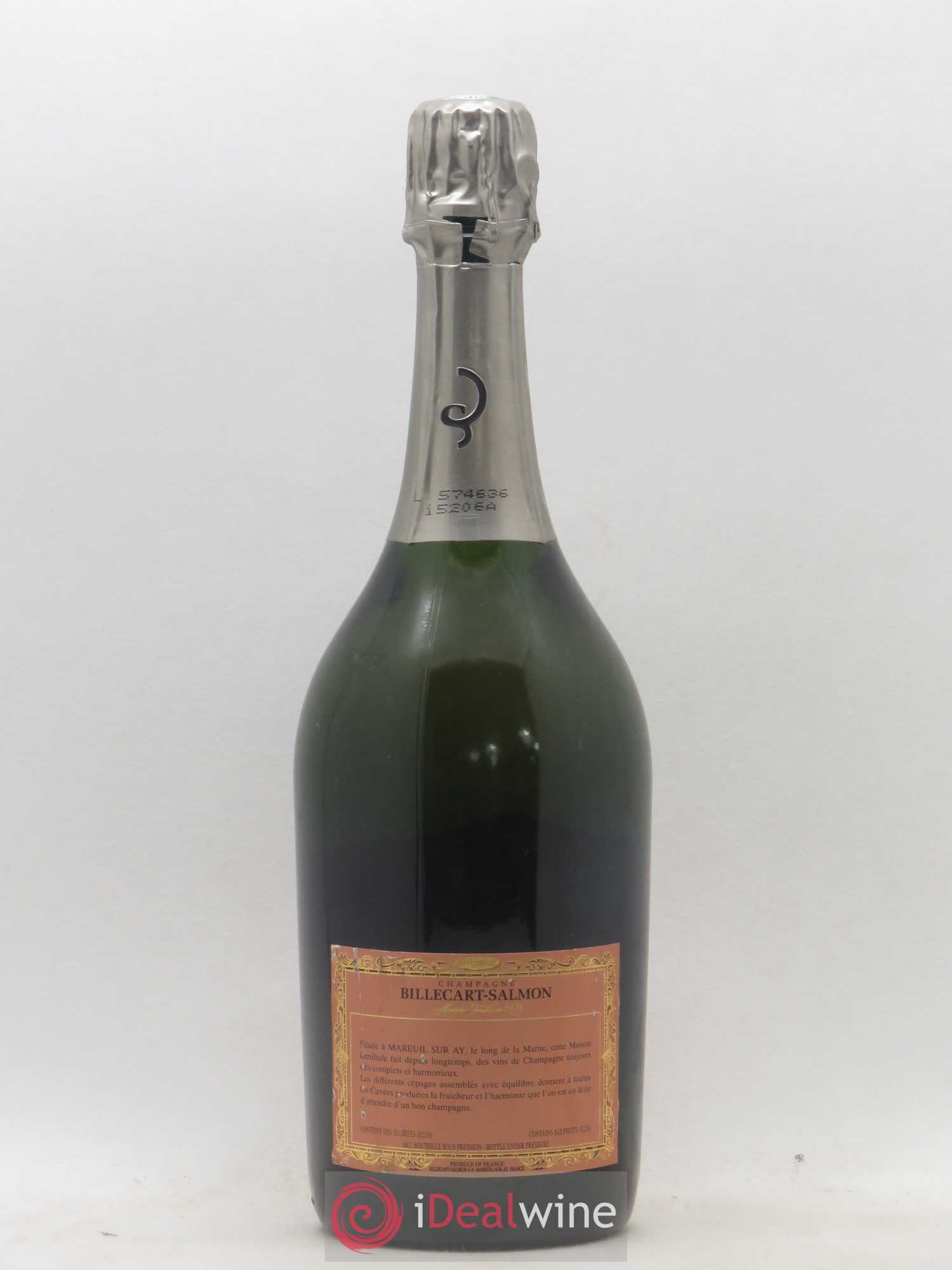 Elisabeth Salmon Billecart-Salmon Brut 1998 - Lot de 1 bouteille - 1