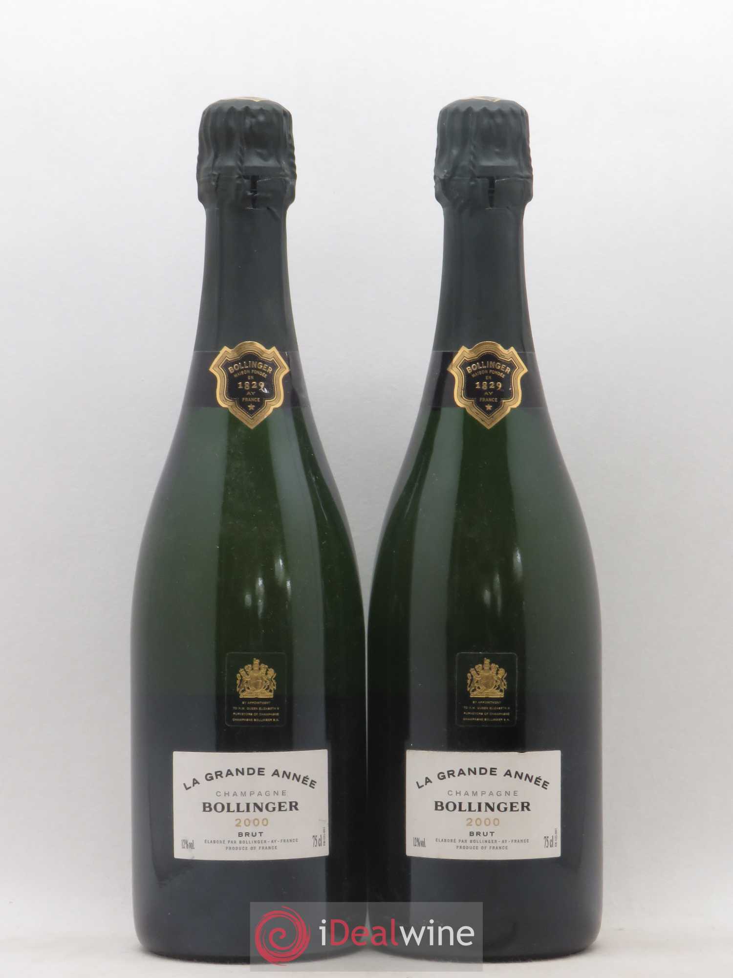 La Grande Année Brut Bollinger 2000 - Lot de 2 bouteilles - 0