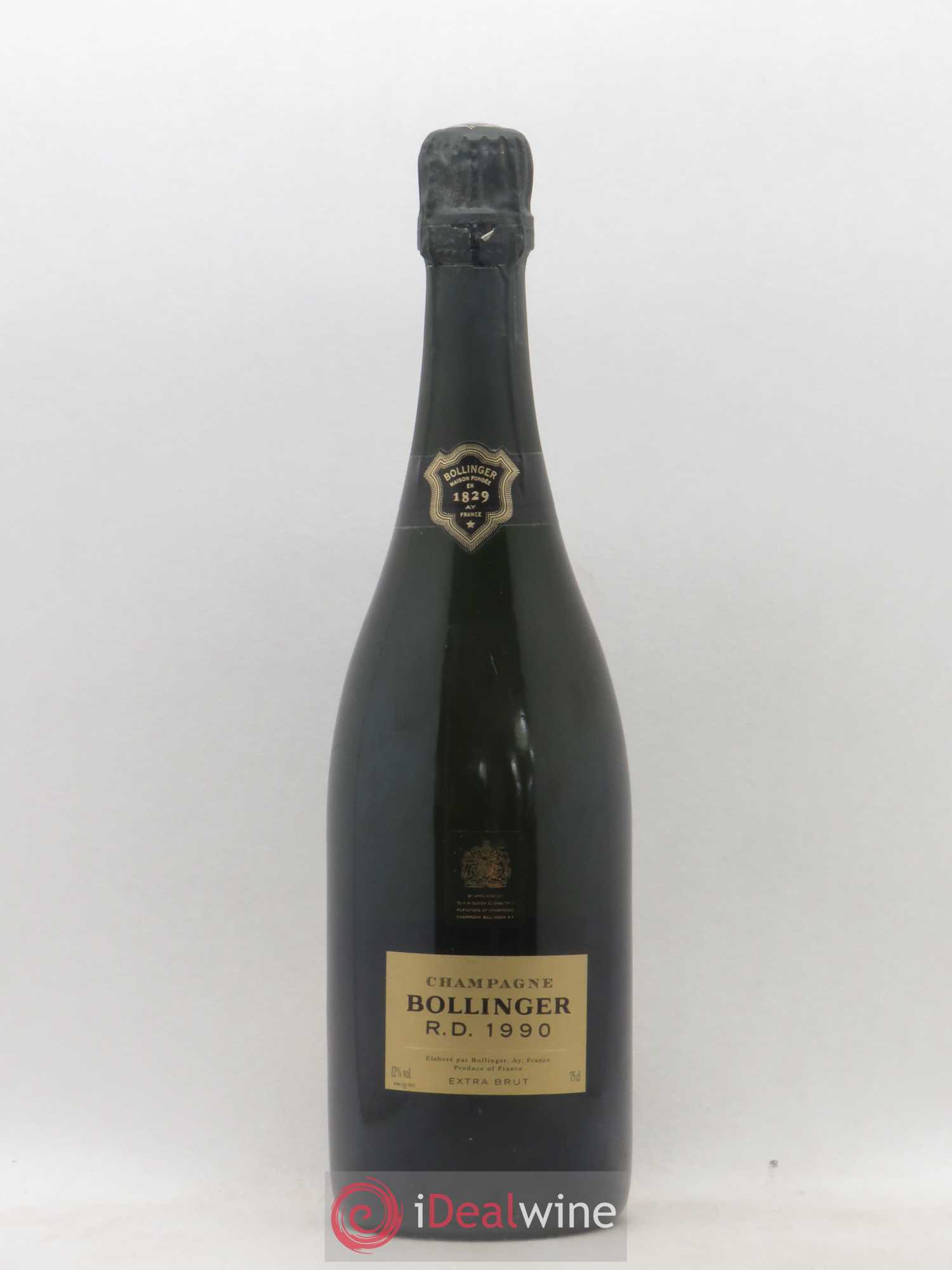 R.D. Extra-Brut Bollinger Extra Brut 1990 - Lot de 1 bouteille - 0