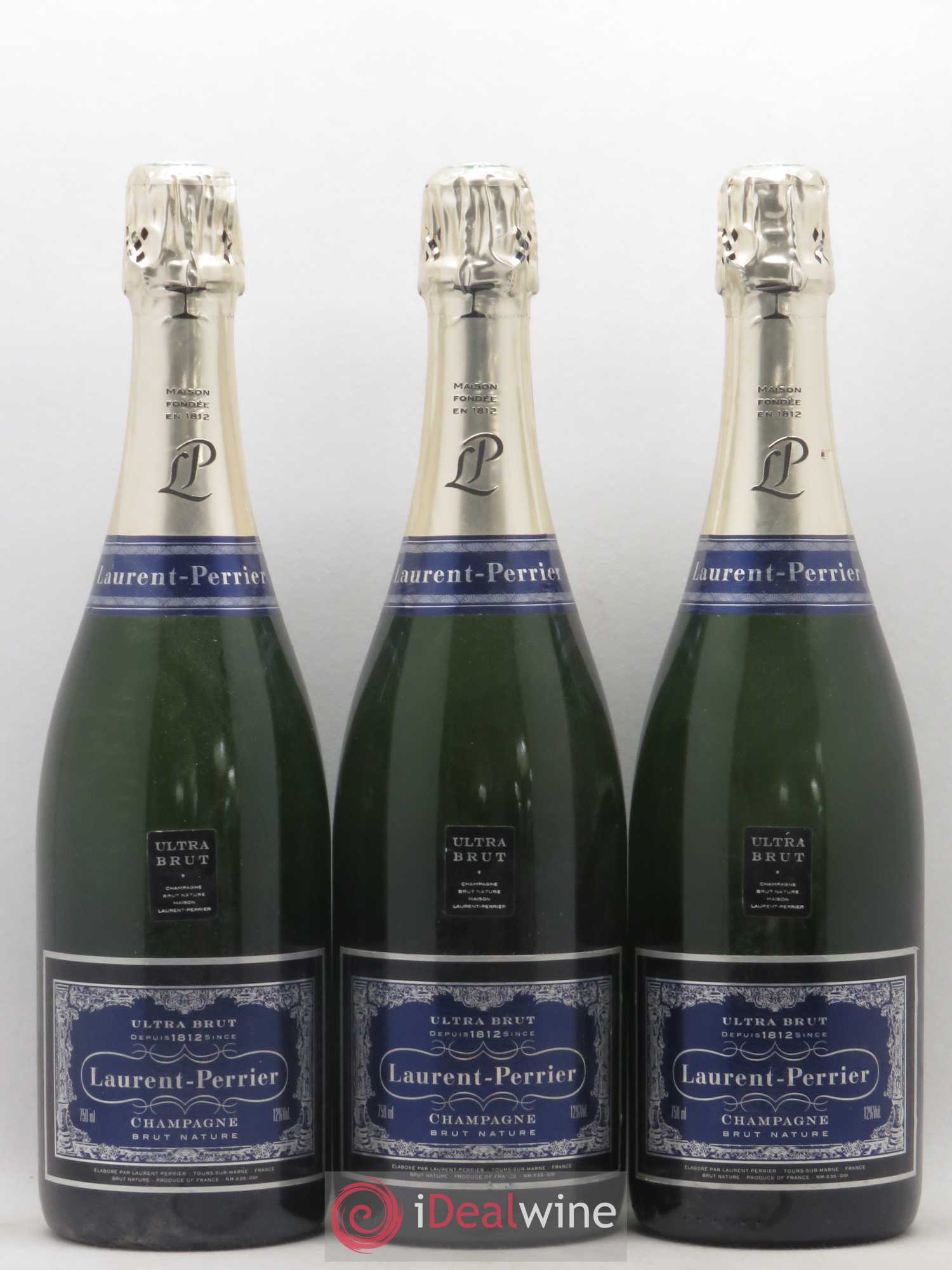 Ultra Brut Laurent Perrier Brut Nature - Lot de 3 bouteilles - 0