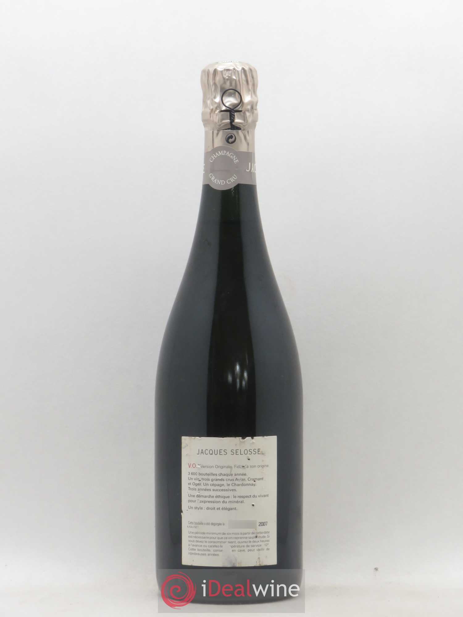 Version Originale Jacques Selosse - Posten von 1 Flasche - 1