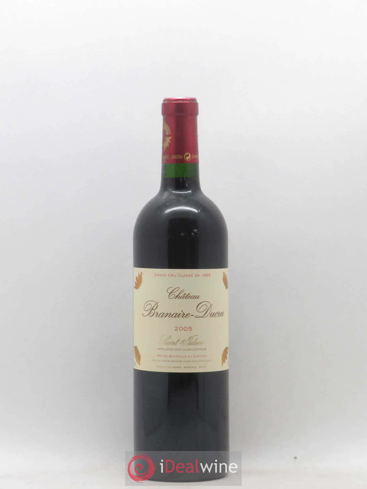 Château Branaire Ducru 4ème Grand Cru Classé 2005 - Lot de 1 bouteille - 0