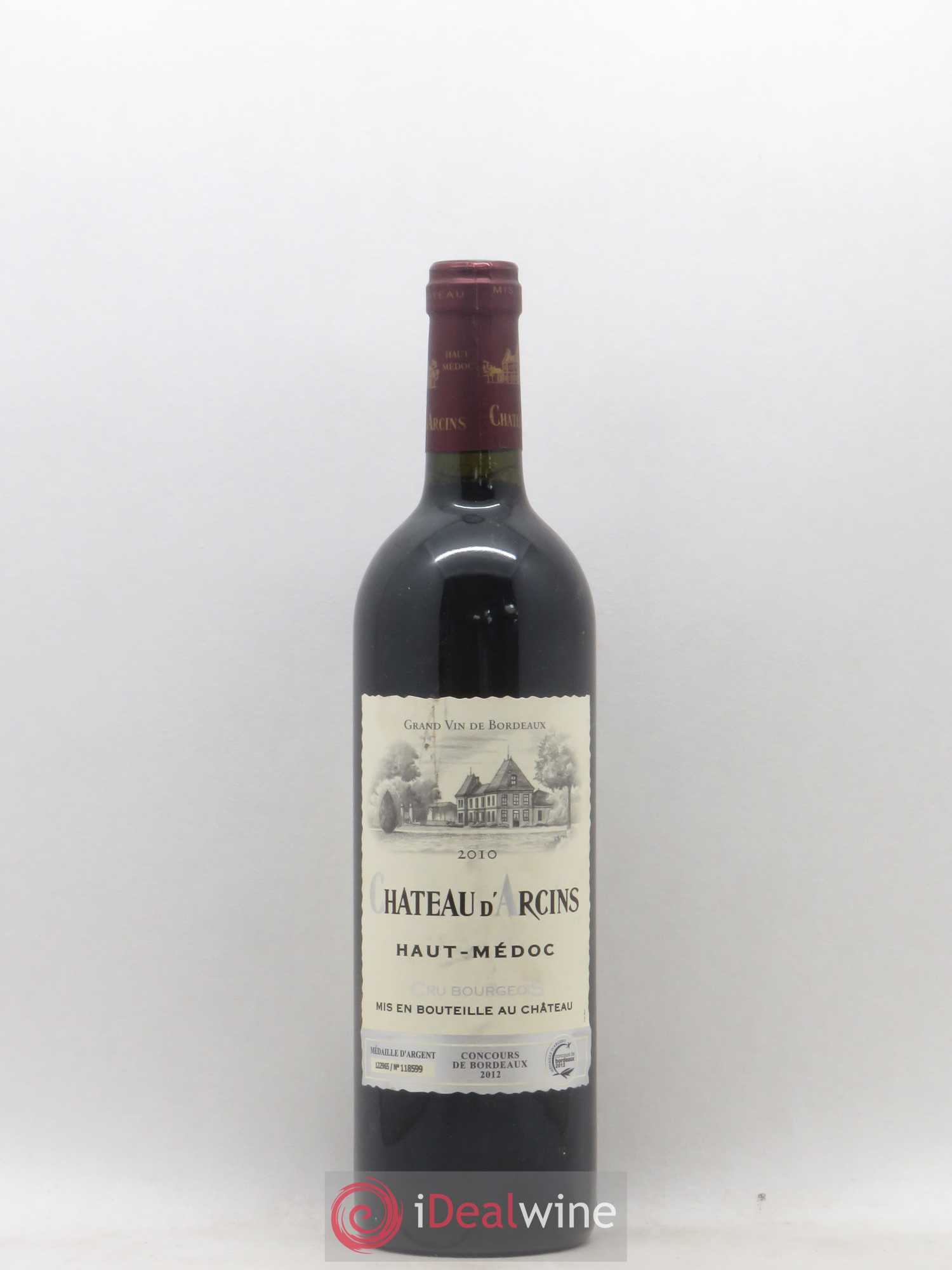 Château d' Arcins Cru Bourgeois 2010 - Lot de 1 bouteille - 0