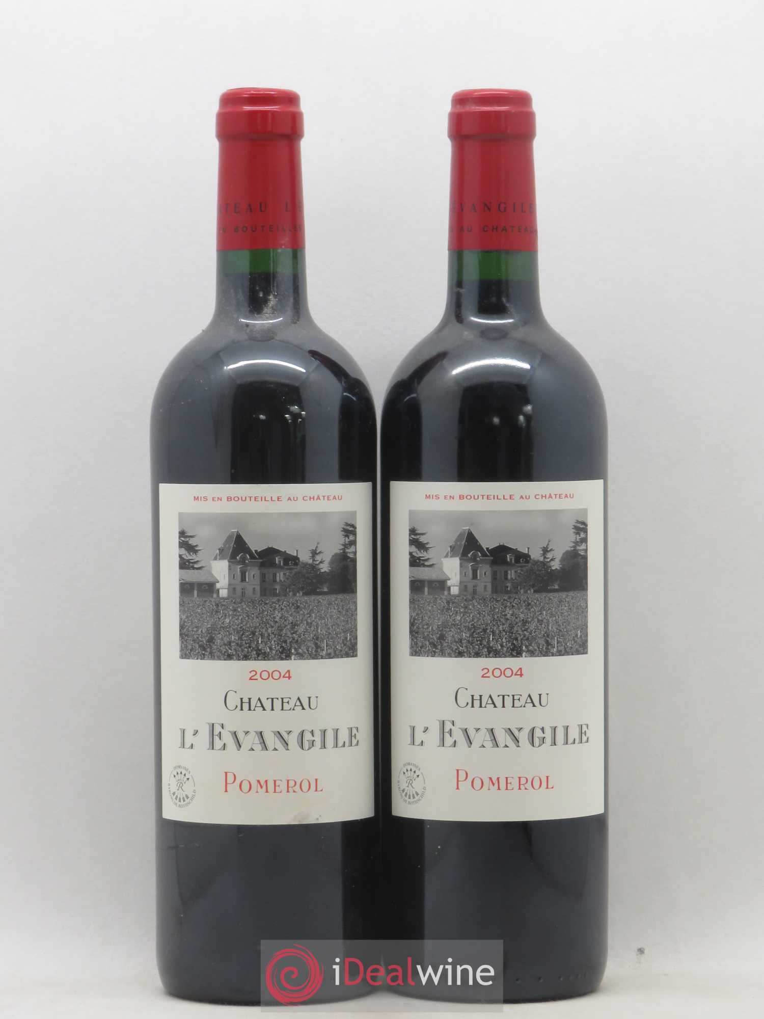 Château l' Évangile 2004 - Lot de 2 bouteilles - 0