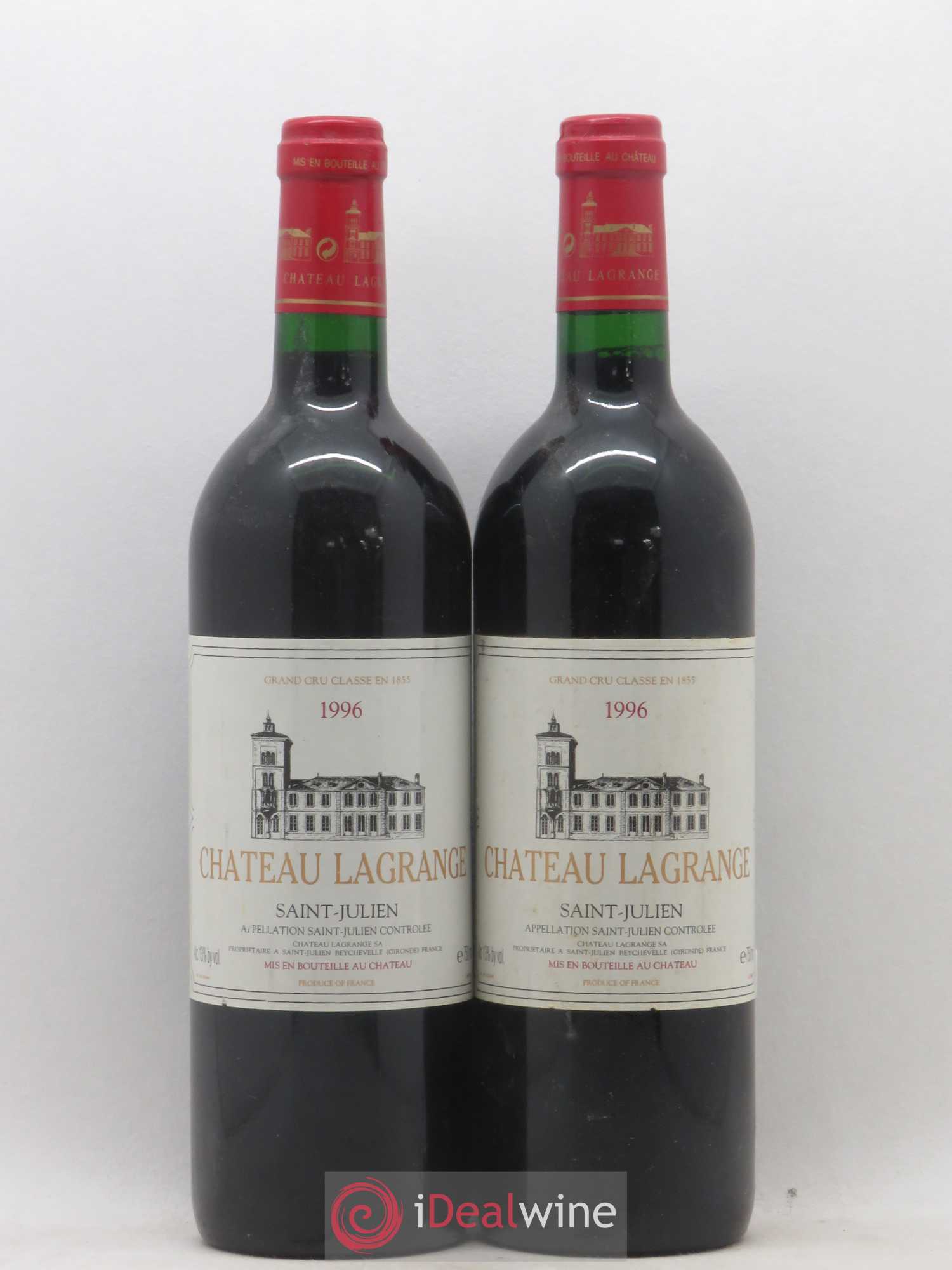 Château Lagrange 3ème Grand Cru Classé 1996 - Lot de 2 bouteilles - 0