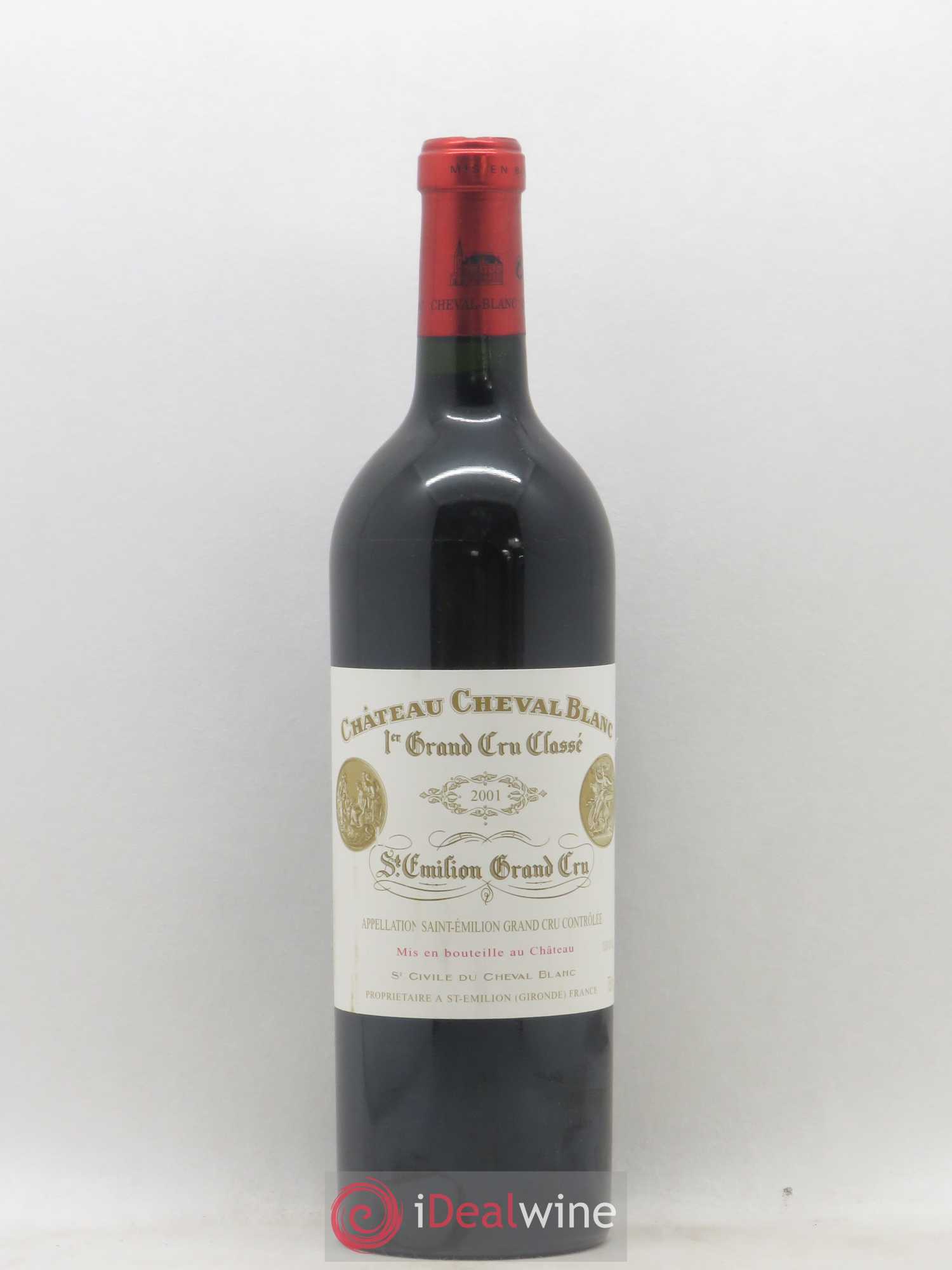 Château Cheval Blanc 1er Grand Cru Classé A 2001 - Lot de 1 bouteille - 0