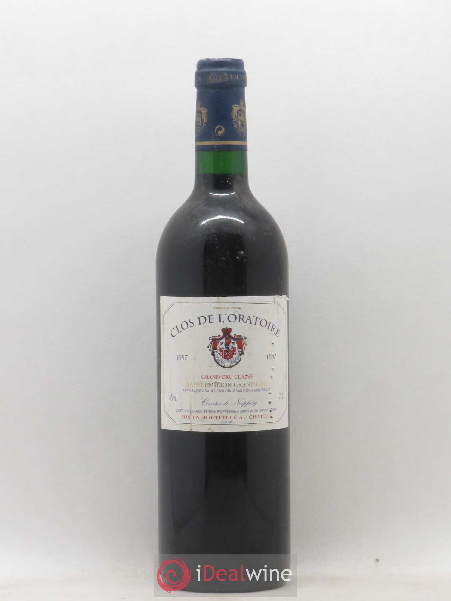 Clos de l'Oratoire Grand Cru Classé 1997 - Lot de 1 bouteille - 0