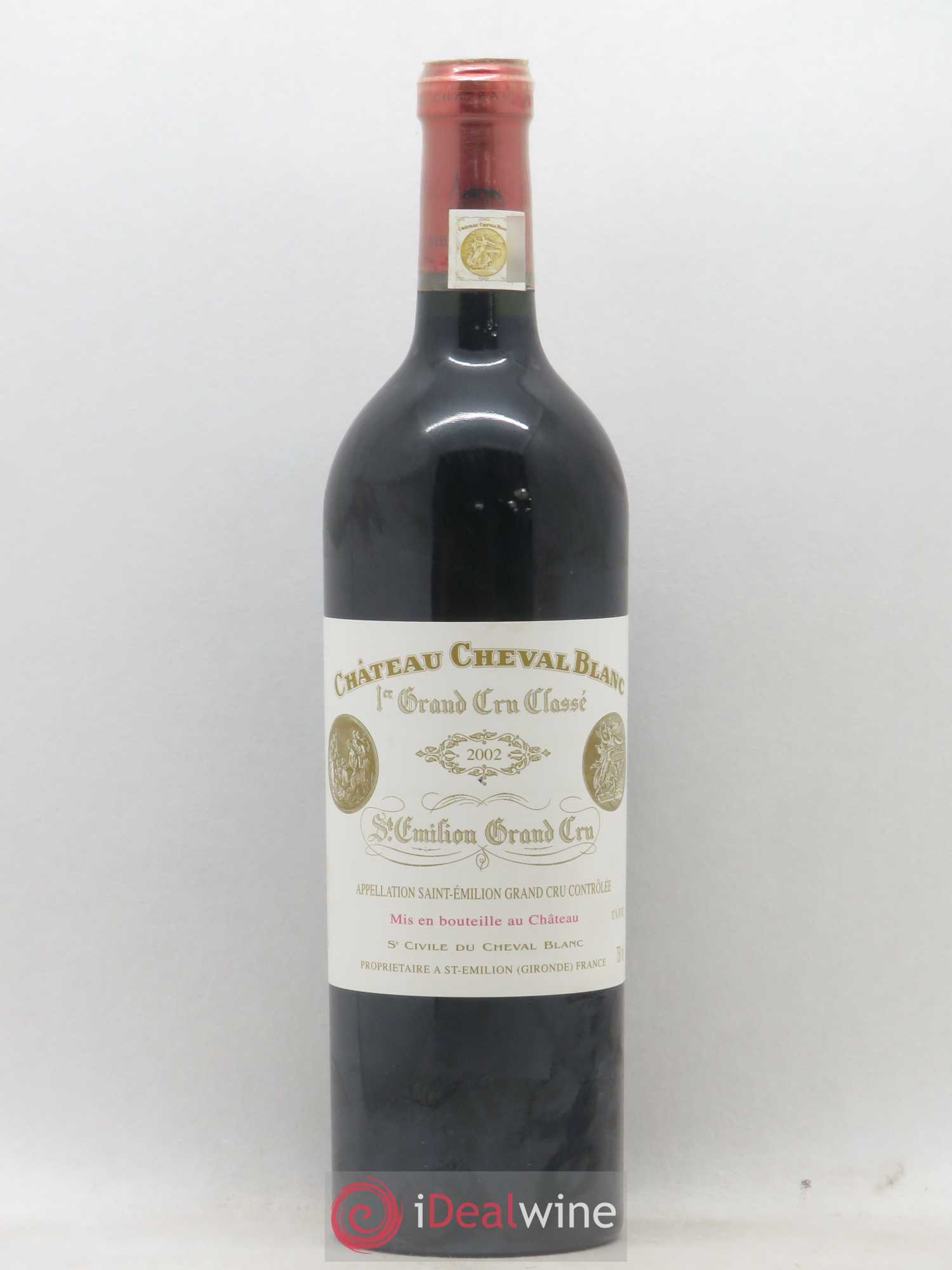 Château Cheval Blanc 1er Grand Cru Classé A 2002 - Lot de 1 bouteille - 0