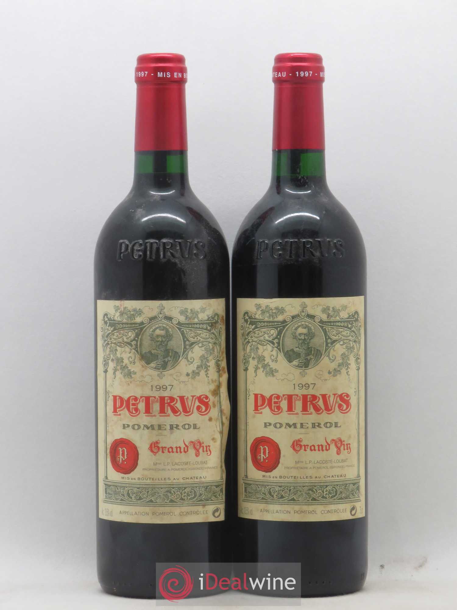 Petrus 1997 - Lot de 2 bouteilles - 0