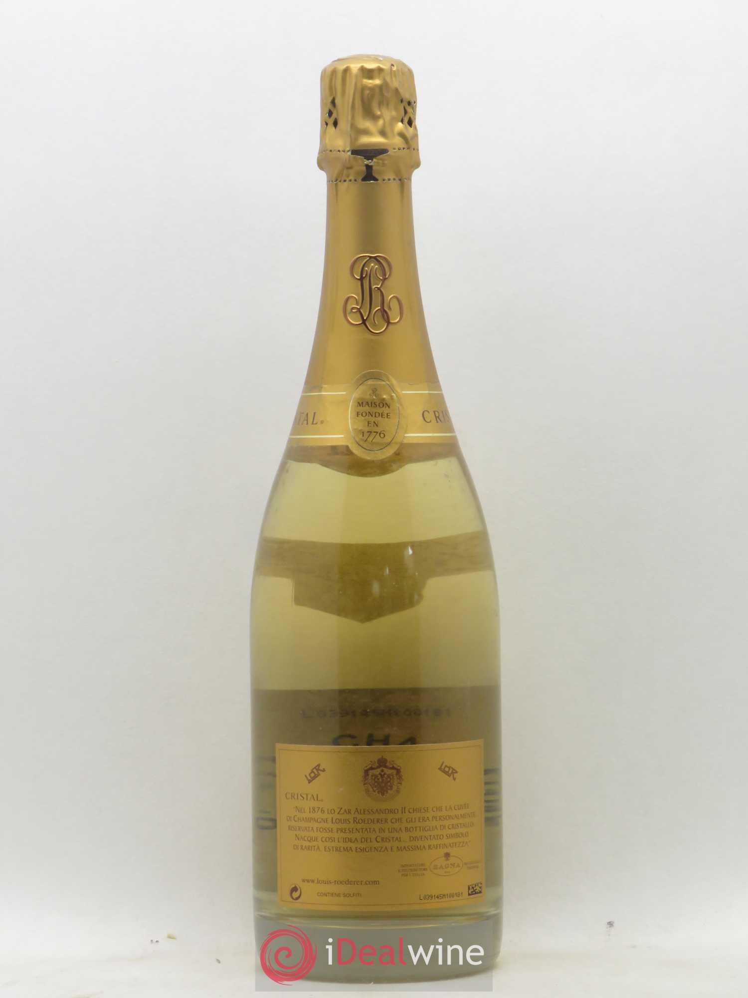 Cristal Louis Roederer Brut 2006 - Lot de 1 bouteille - 1