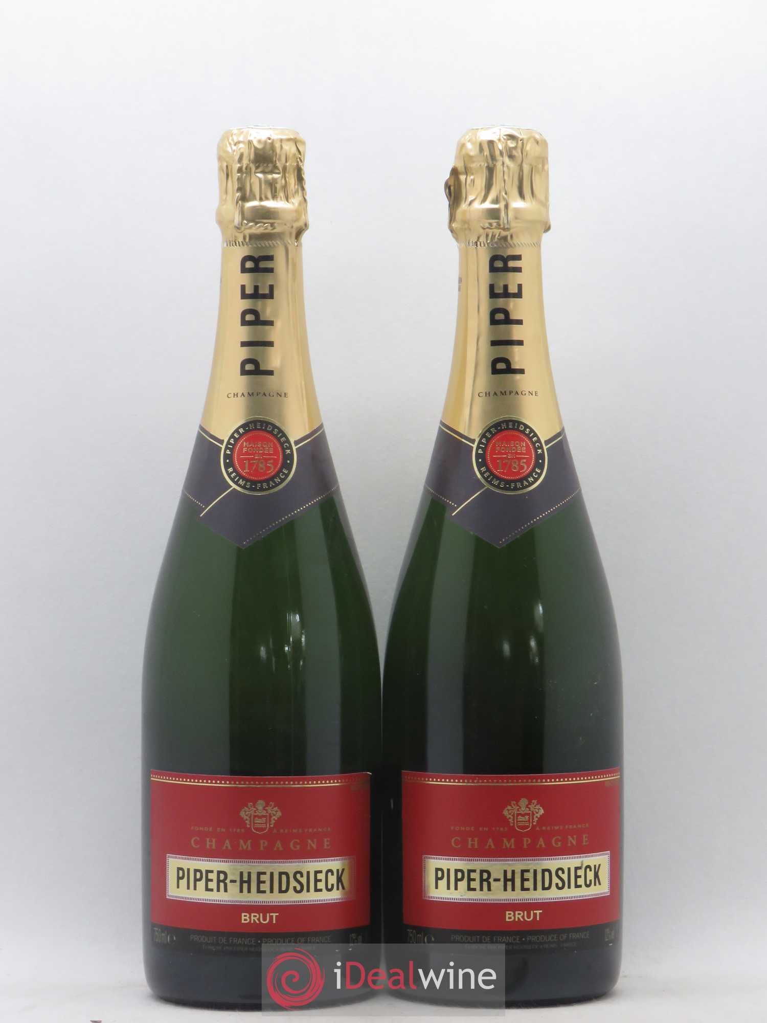 Champagne Brut Piper-Heidsieck - Lot de 2 bouteilles - 0