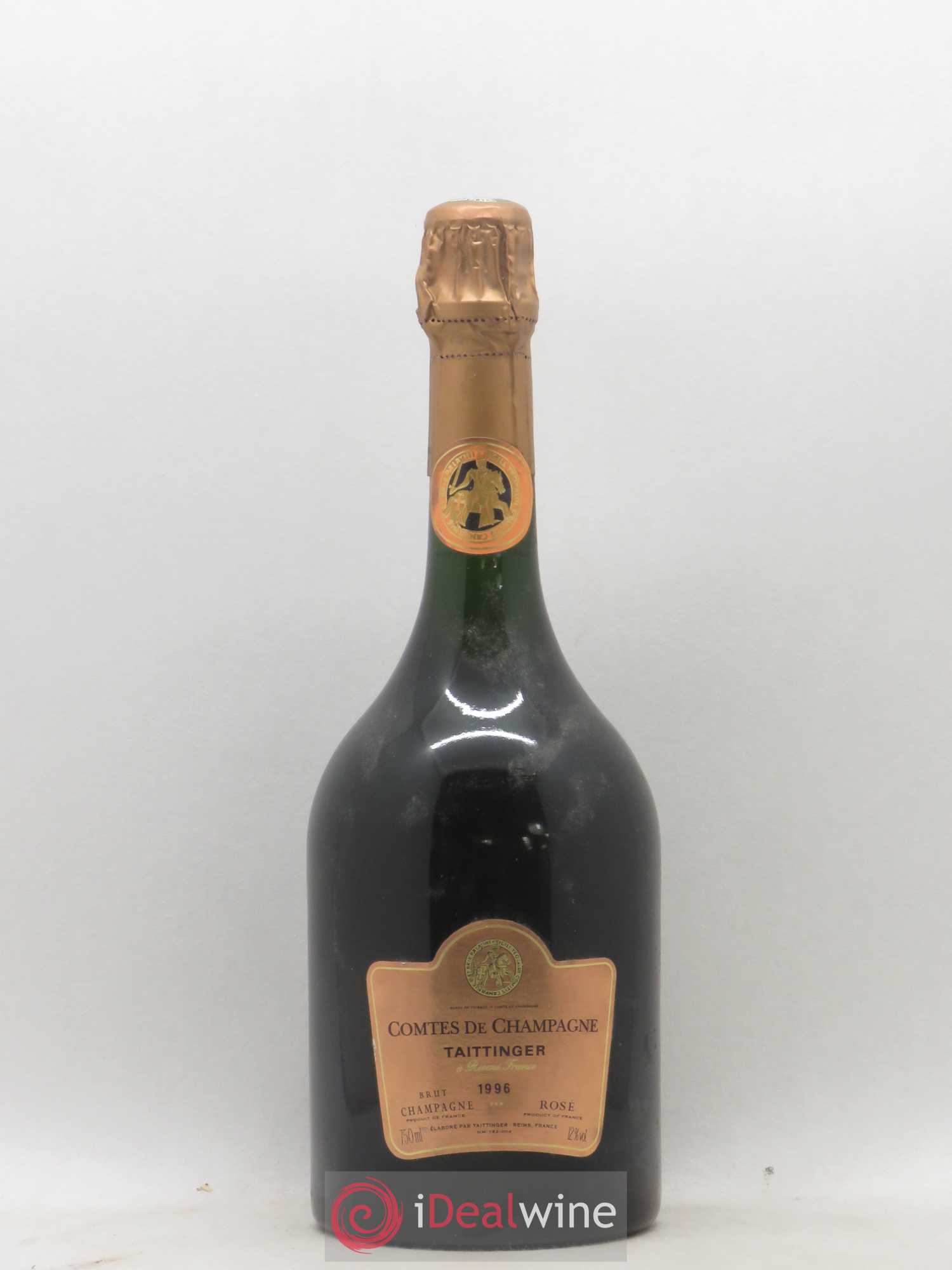 Comtes de Champagne Rosé Grand Cru Brut Taittinger Brut 1996 - Lot de 1 bouteille - 0
