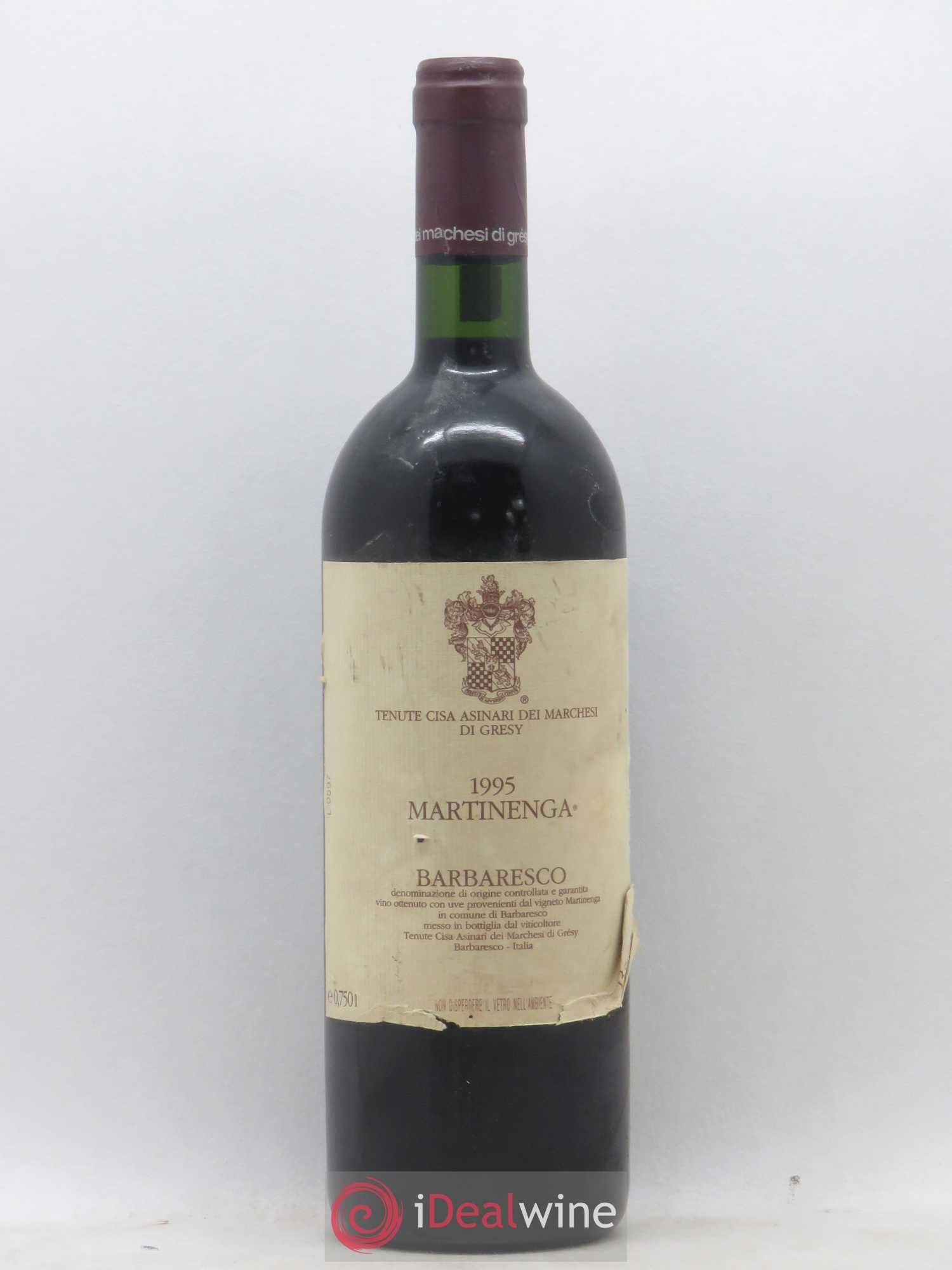 Barbaresco DOCG Martinenga Tenuta Cisa Asinari 1995 - Posten von 1 Flasche - 0