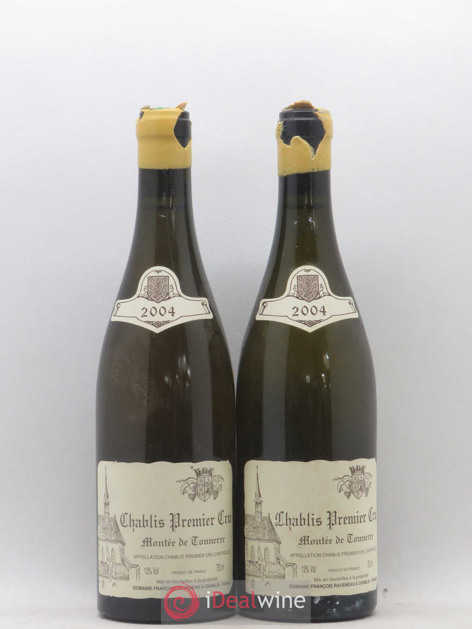 Chablis 1er Cru Montée de Tonnerre Raveneau (Domaine) 2004 - Lot de 2 bouteilles - 0