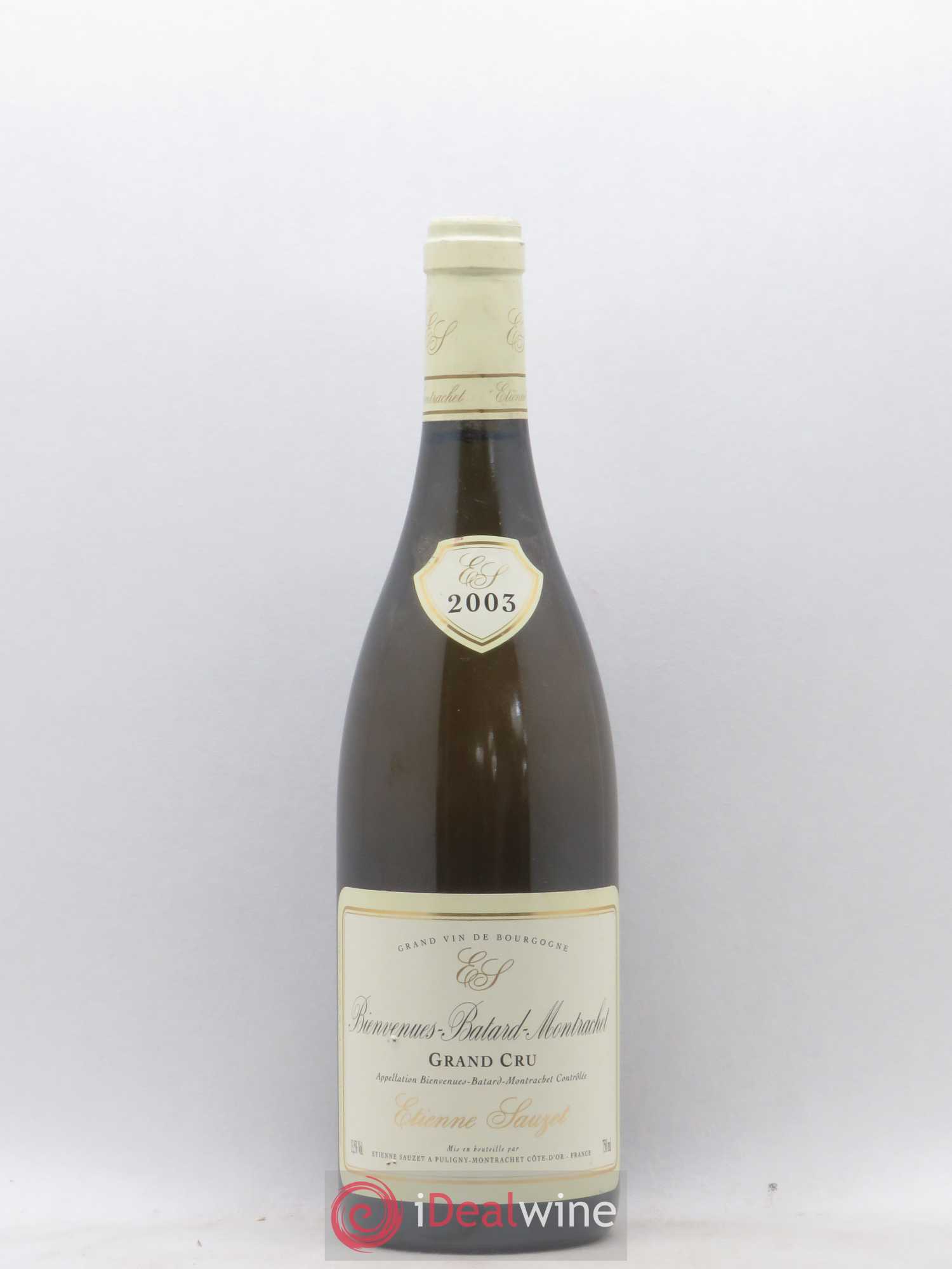 Bienvenues-Bâtard-Montrachet Grand Cru Etienne Sauzet 2003 - Lot de 1 bouteille - 0