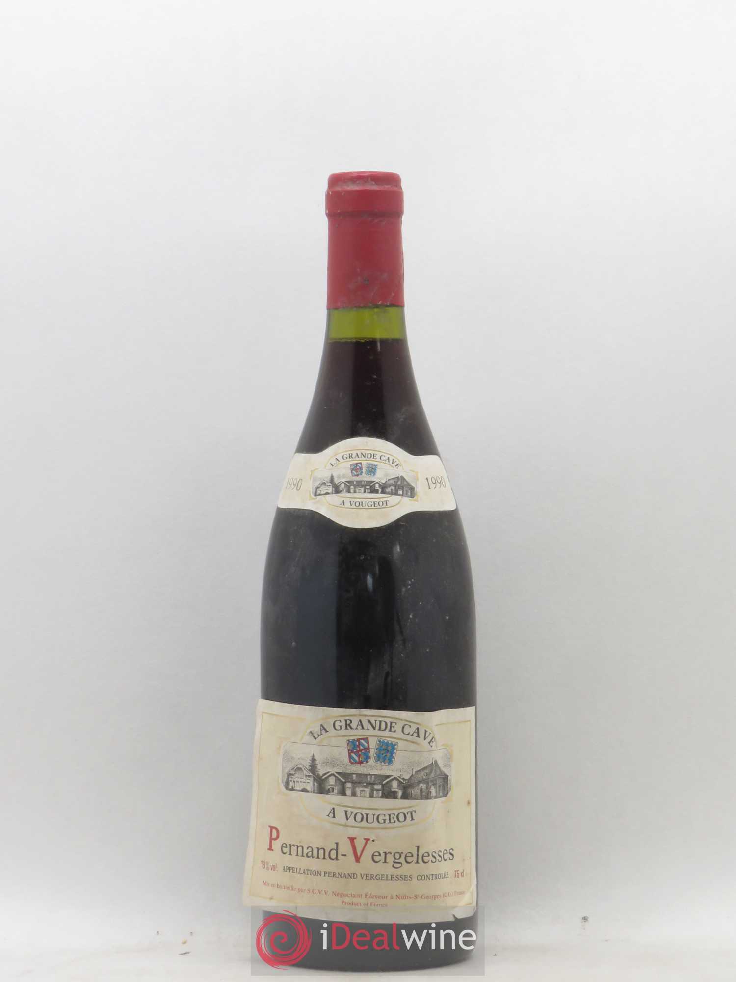 Pernand-Vergelesses La Grande Cave 1990 - Lot de 1 bouteille - 0