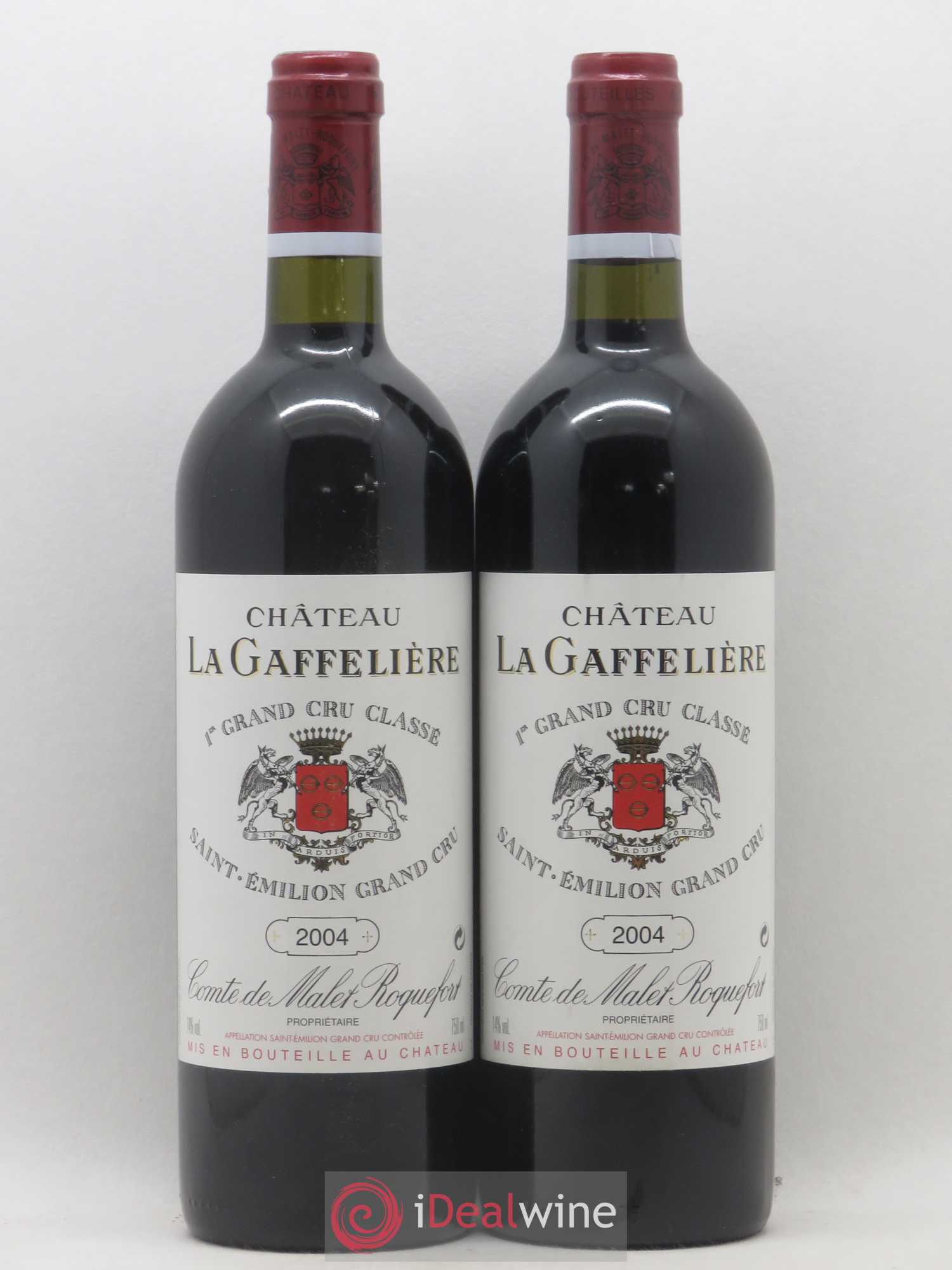 Château la Gaffelière 1er Grand Cru Classé B 2004 - Lot de 2 bouteilles - 0