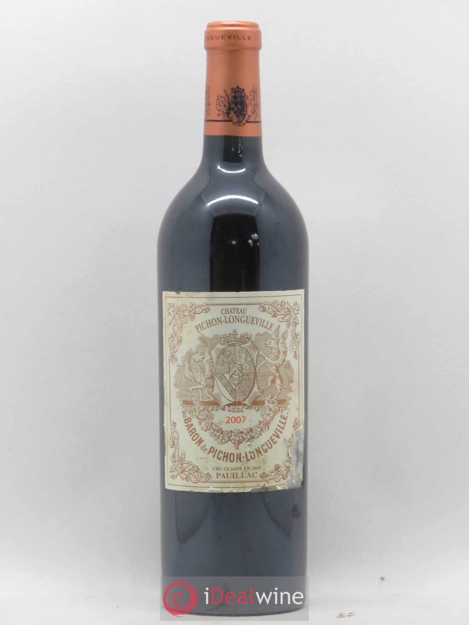 Pichon Longueville Baron 2ème Grand Cru Classé 2007 - Lot de 1 bouteille - 0