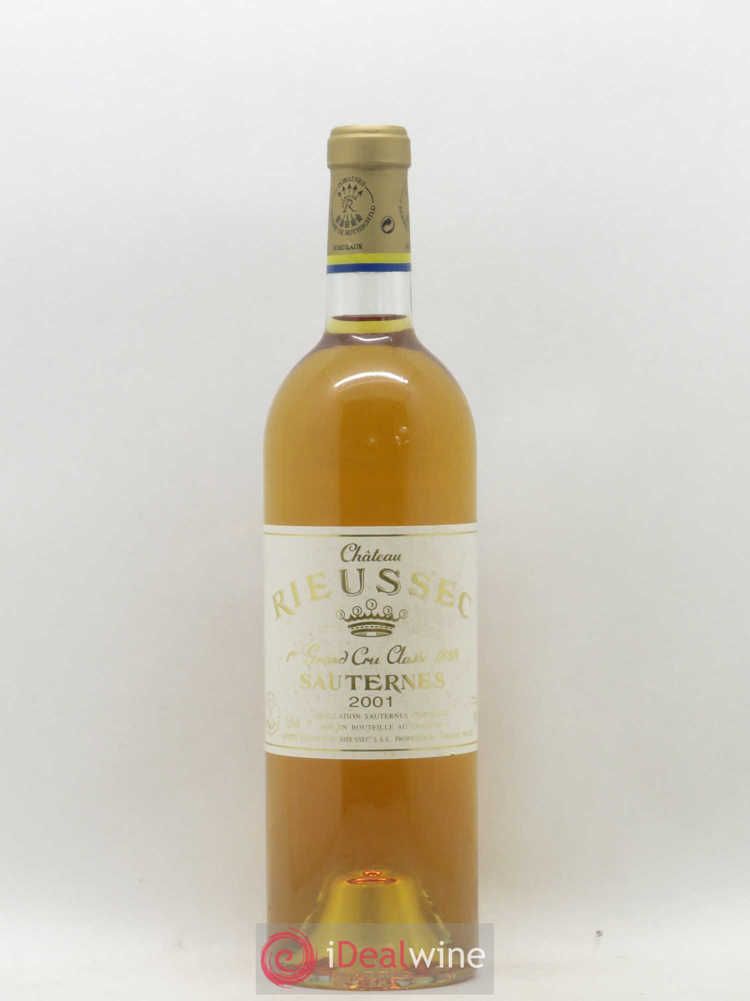 Château Rieussec 1er Grand Cru Classé 2001 - Posten von 1 Flasche - 0