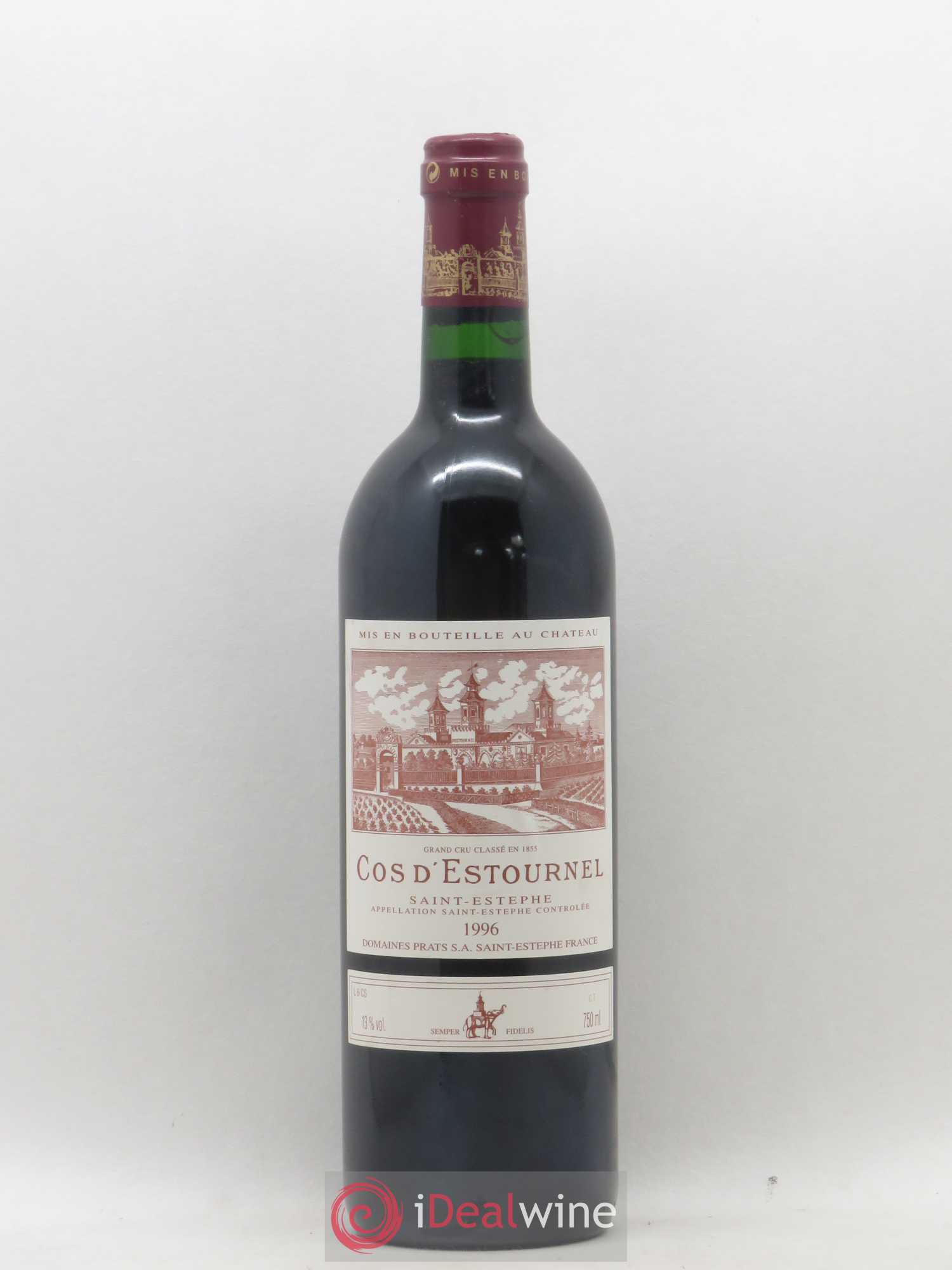 Cos d'Estournel 2ème Grand Cru Classé 1996 - Lot de 1 bouteille - 0