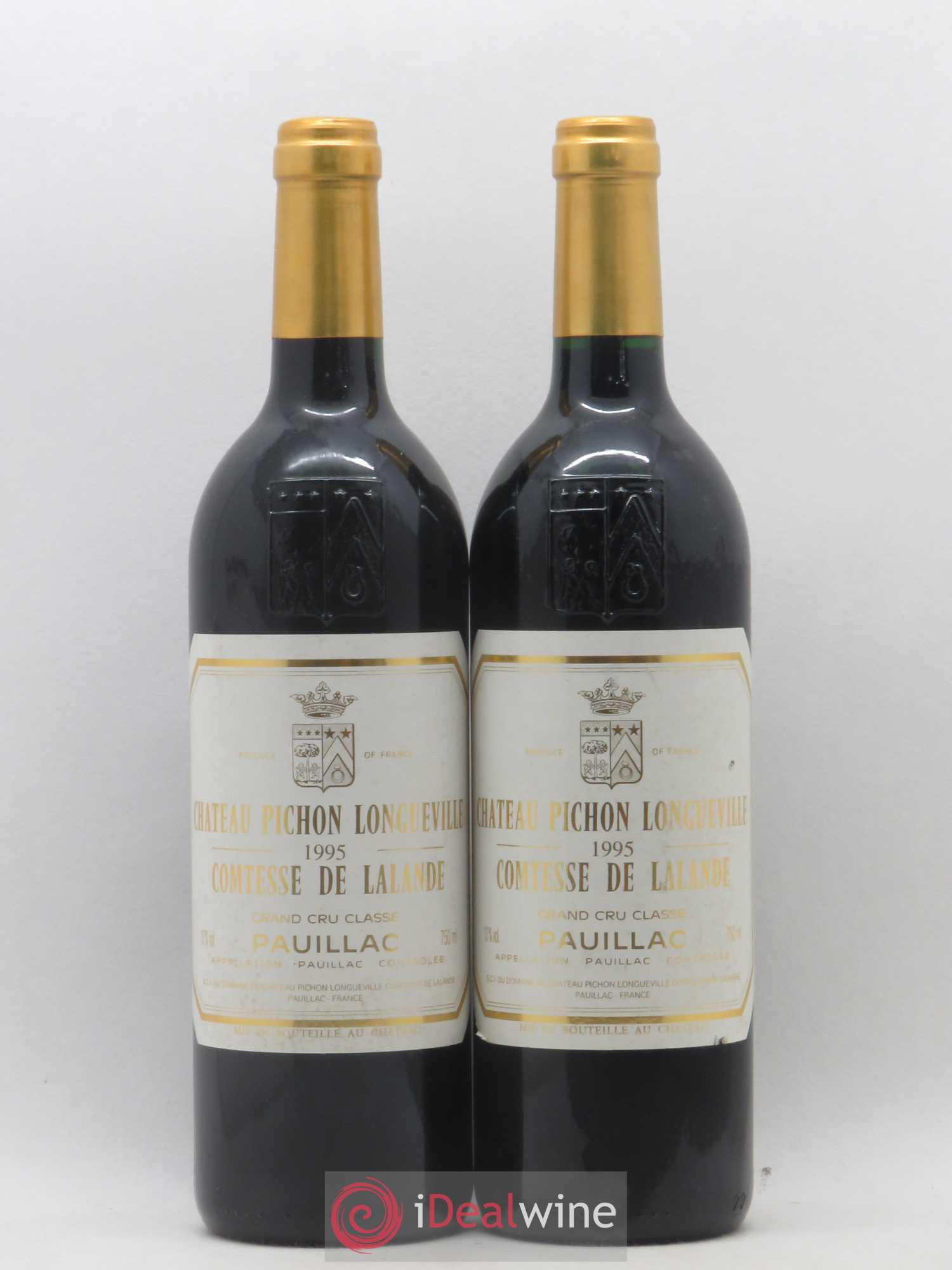 Château Pichon Longueville Comtesse de Lalande 2ème Grand Cru Classé 1995 - Lot de 2 bouteilles - 0