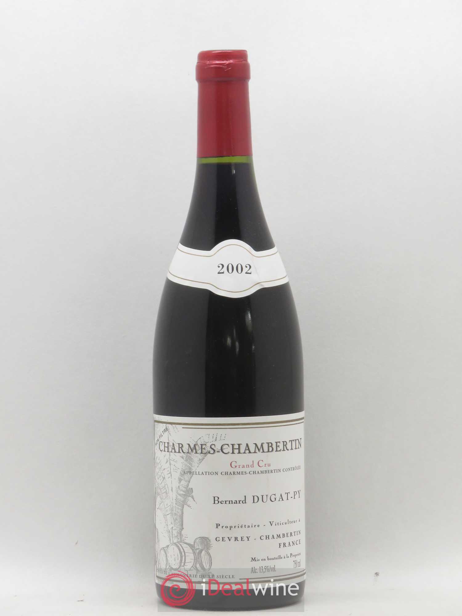 Charmes-Chambertin Grand Cru Dugat-Py 2002 - Lot de 1 bouteille - 0
