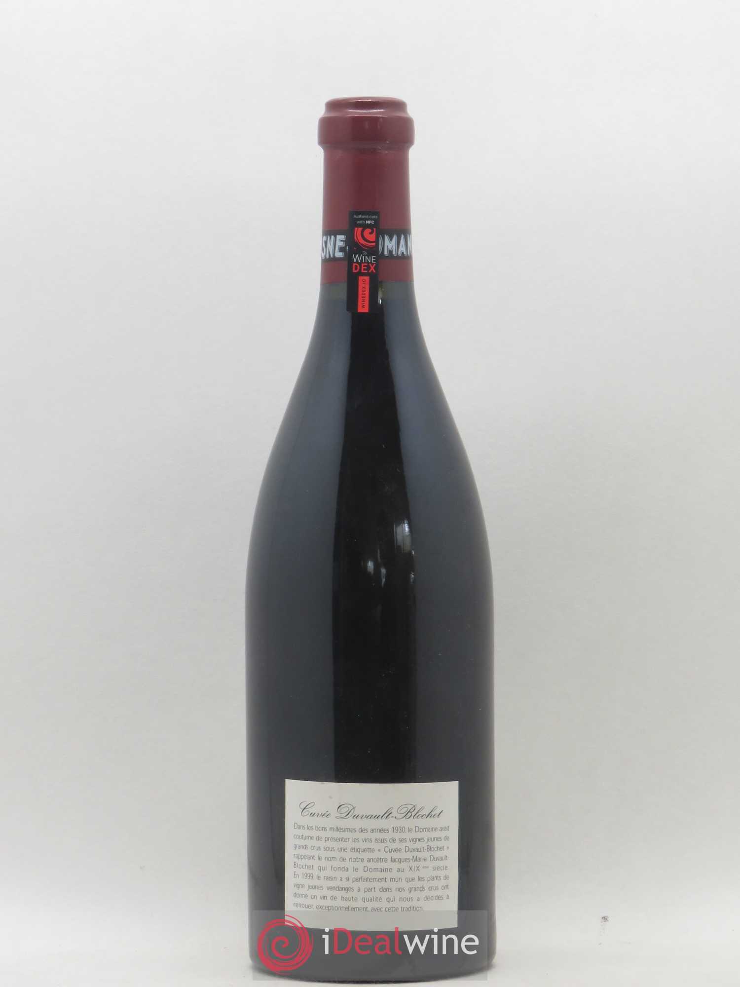 Vosne-Romanée 1er Cru Cuvée Duvault Blochet Domaine de la Romanée-Conti 1999 - Lot de 1 bouteille - 1