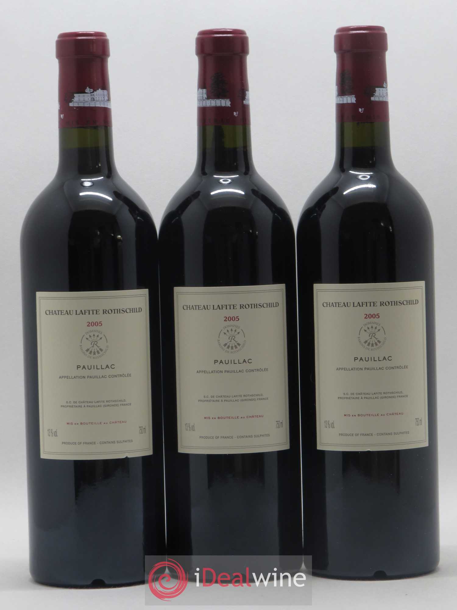 Château Lafite Rothschild 1er Grand Cru Classé 2005 - Lot de 6 bouteilles - 2