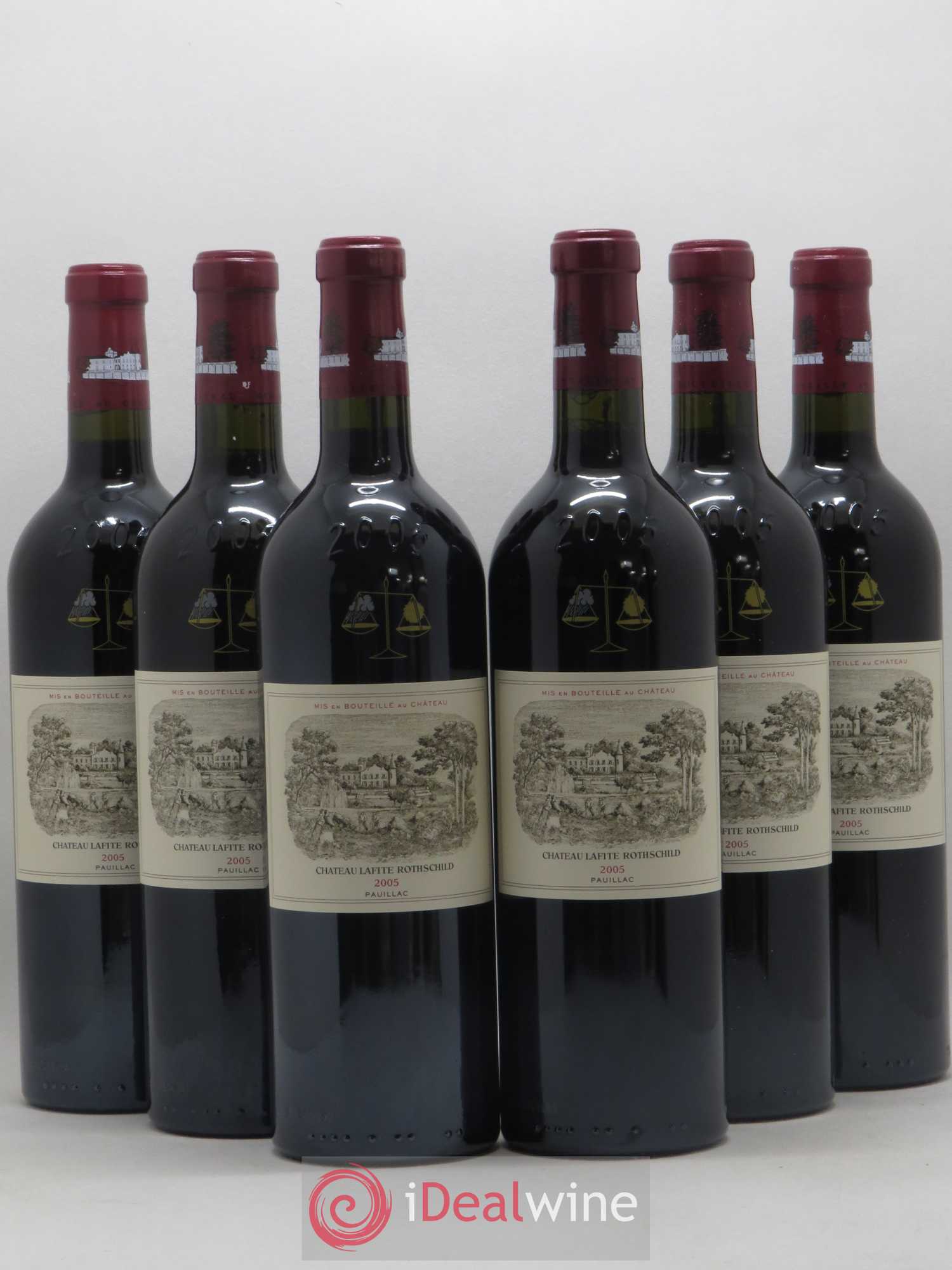 Château Lafite Rothschild 1er Grand Cru Classé 2005 - Lot de 6 bouteilles - 0