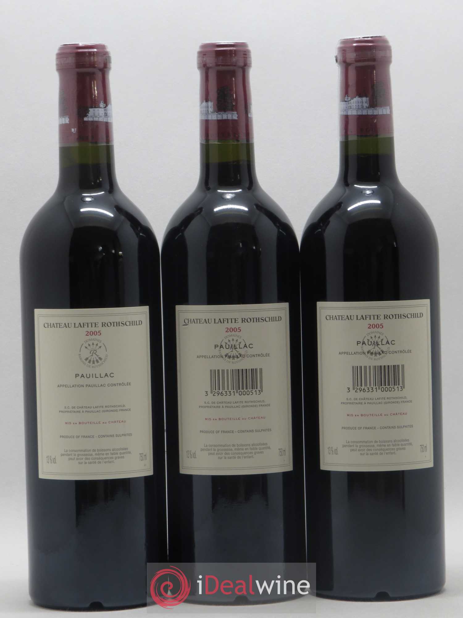 Château Lafite Rothschild 1er Grand Cru Classé 2005 - Lot de 6 bouteilles - 4