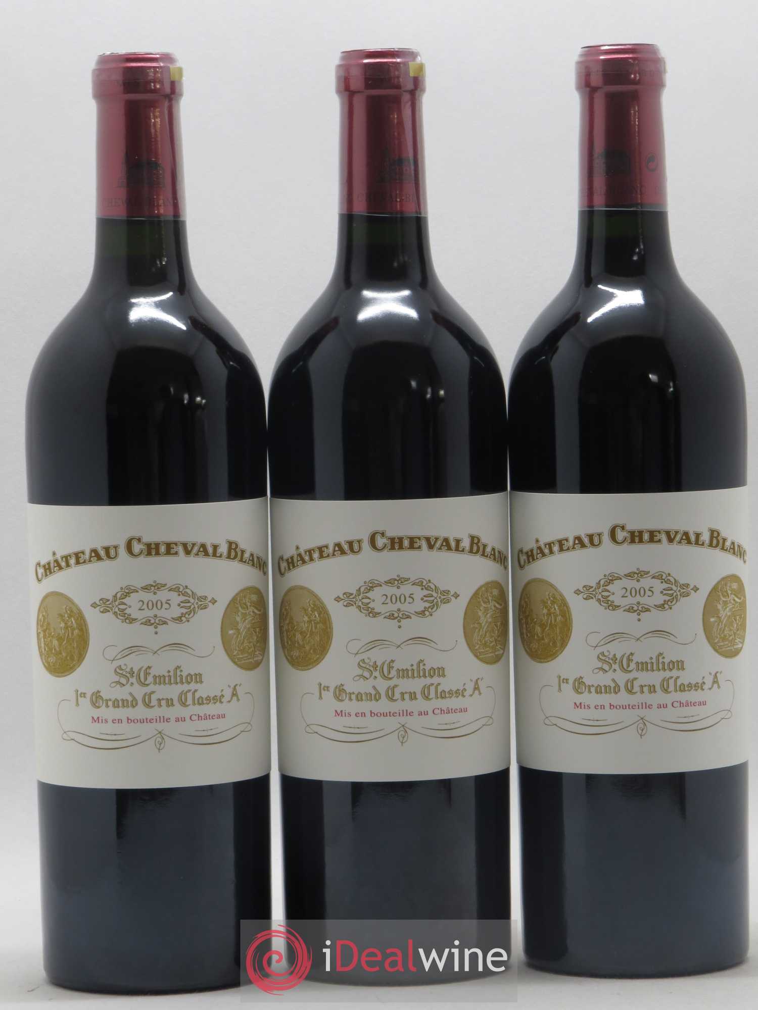 Château Cheval Blanc 1er Grand Cru Classé A 2005 - Lot de 12 bouteilles - 3