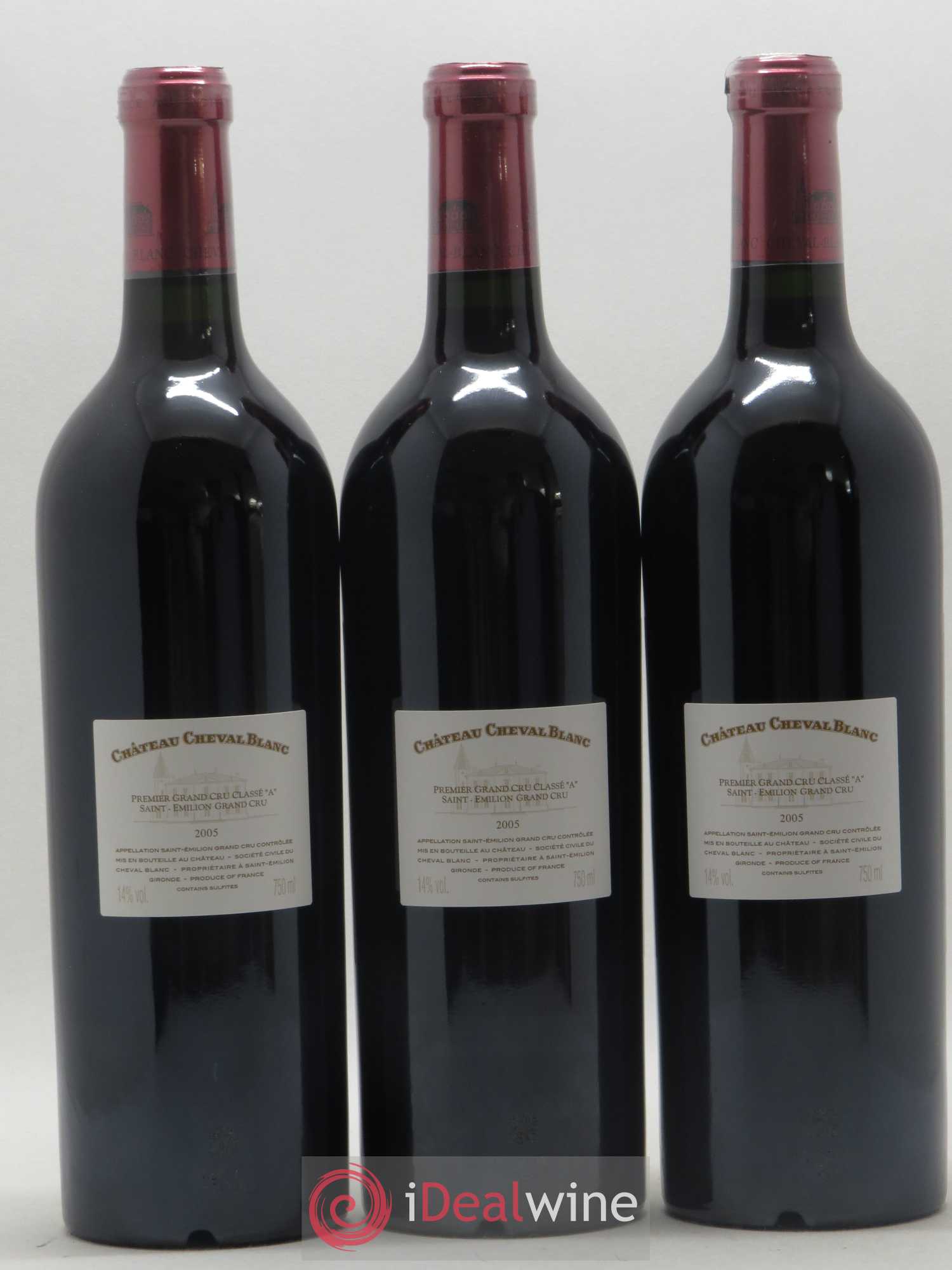 Château Cheval Blanc 1er Grand Cru Classé A 2005 - Lot de 12 bouteilles - 4