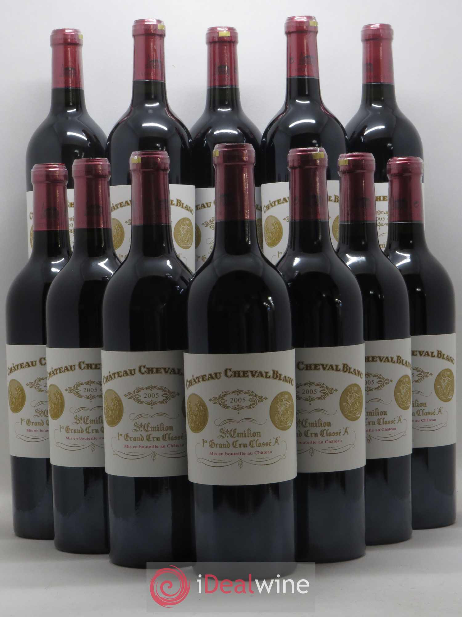 Château Cheval Blanc 1er Grand Cru Classé A 2005 - Lot de 12 bouteilles - 0