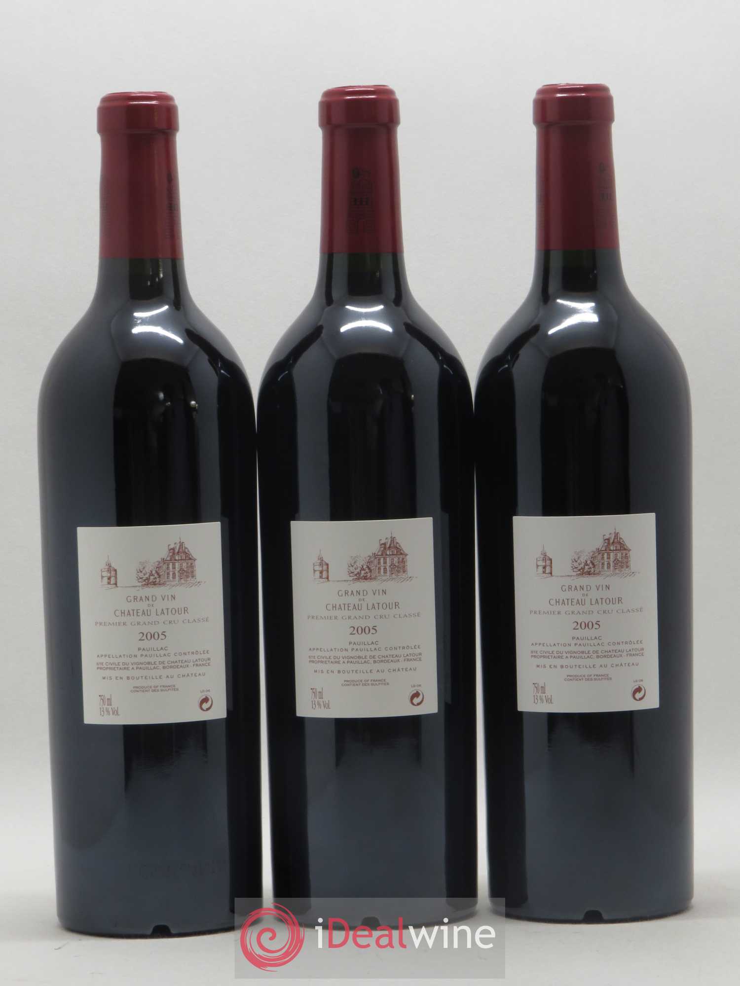 Château Latour 1er Grand Cru Classé 2005 - Lot de 6 bouteilles - 2