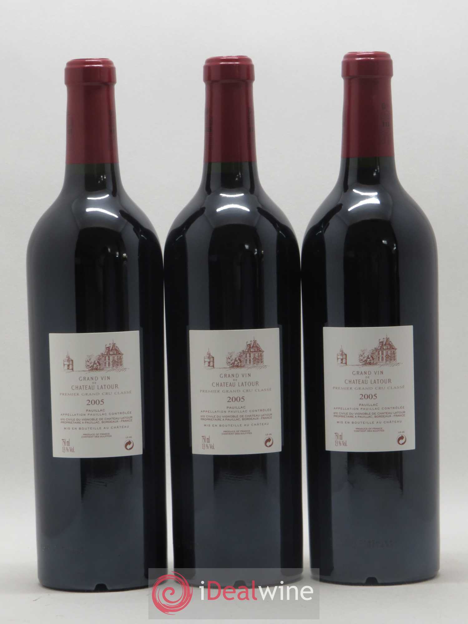 Château Latour 1er Grand Cru Classé 2005 - Lot de 6 bouteilles - 4