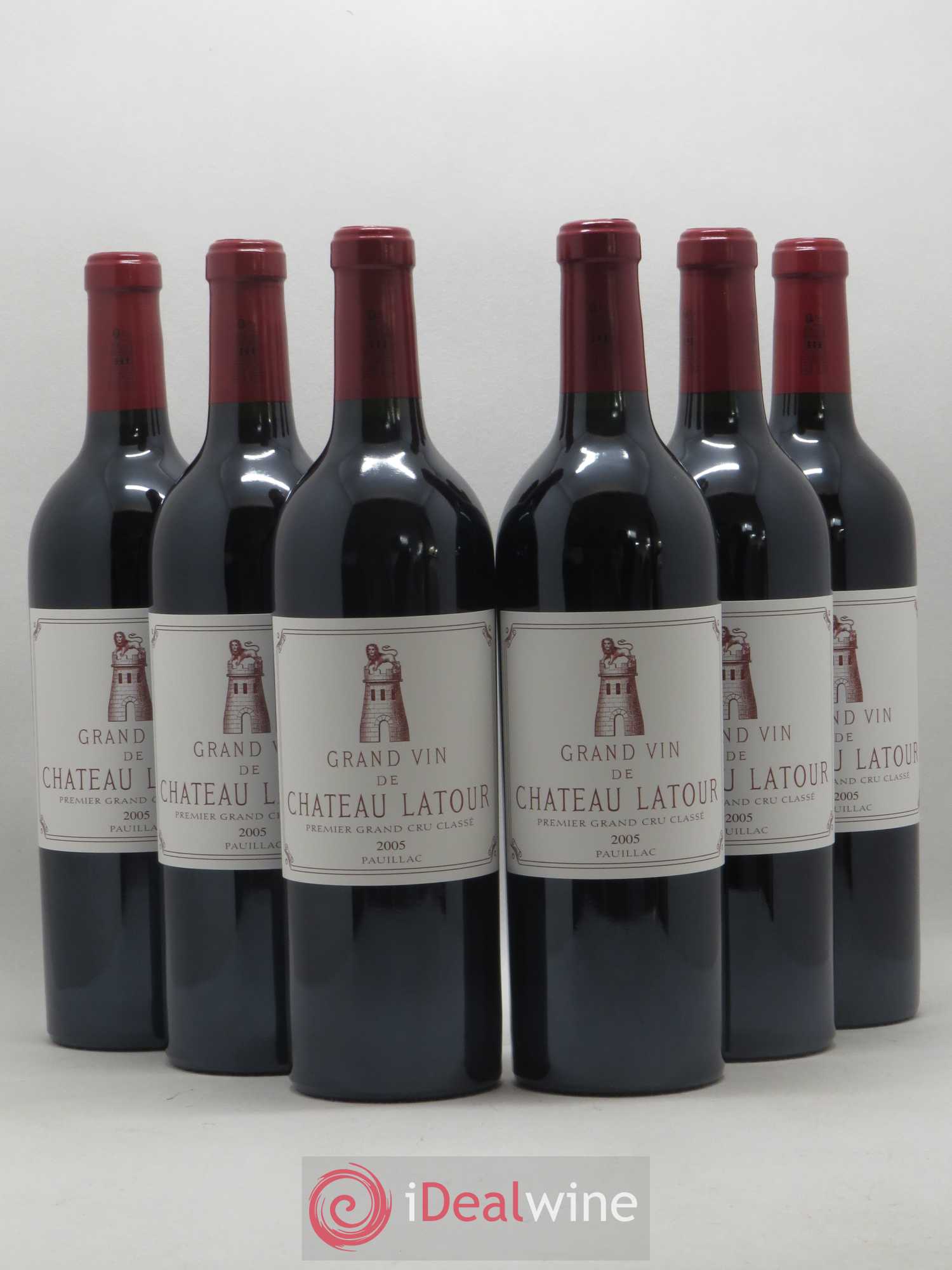Château Latour 1er Grand Cru Classé 2005 - Lot de 6 bouteilles - 0