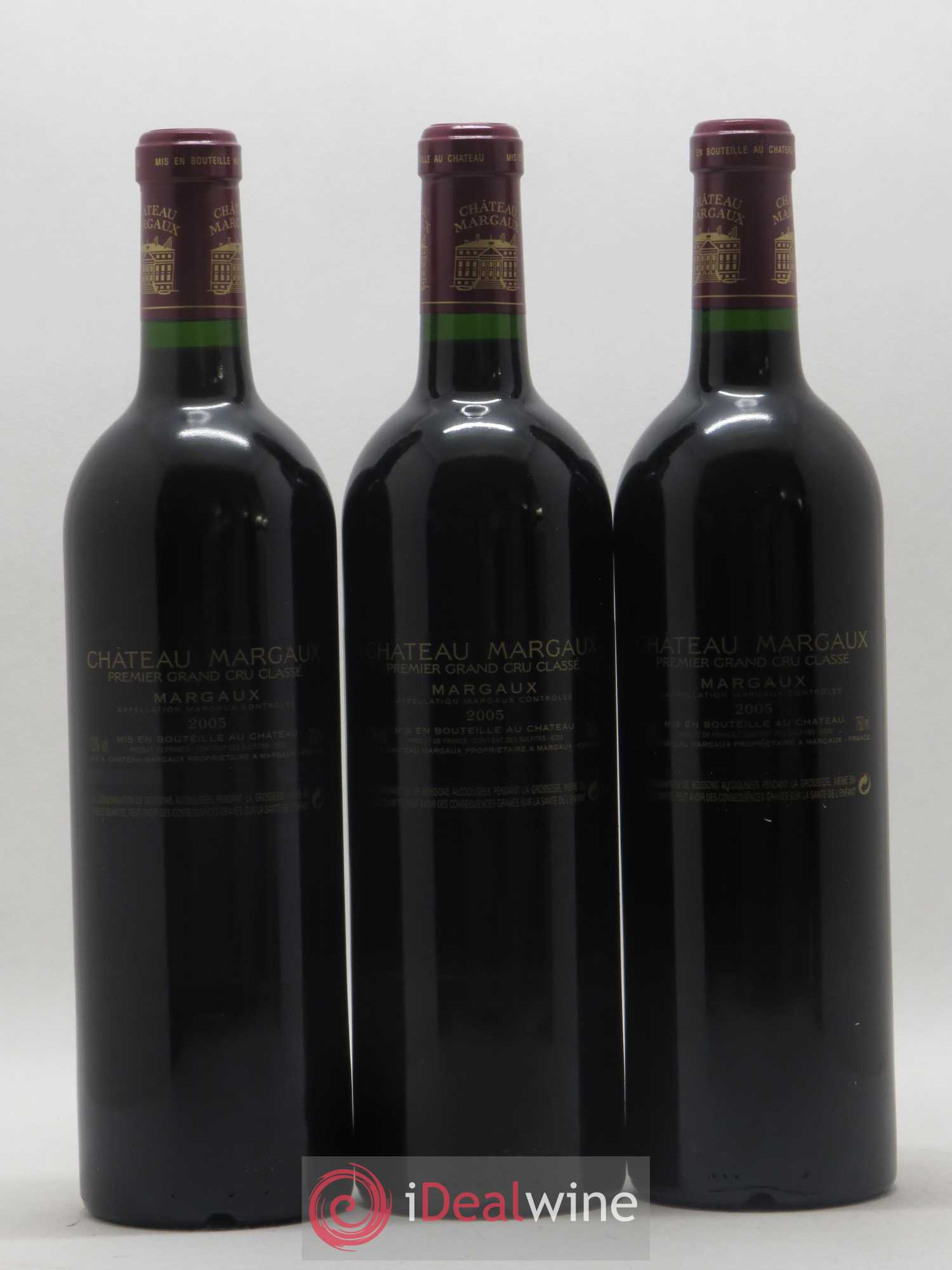 Château Margaux 1er Grand Cru Classé 2005 - Lot de 6 bouteilles - 2