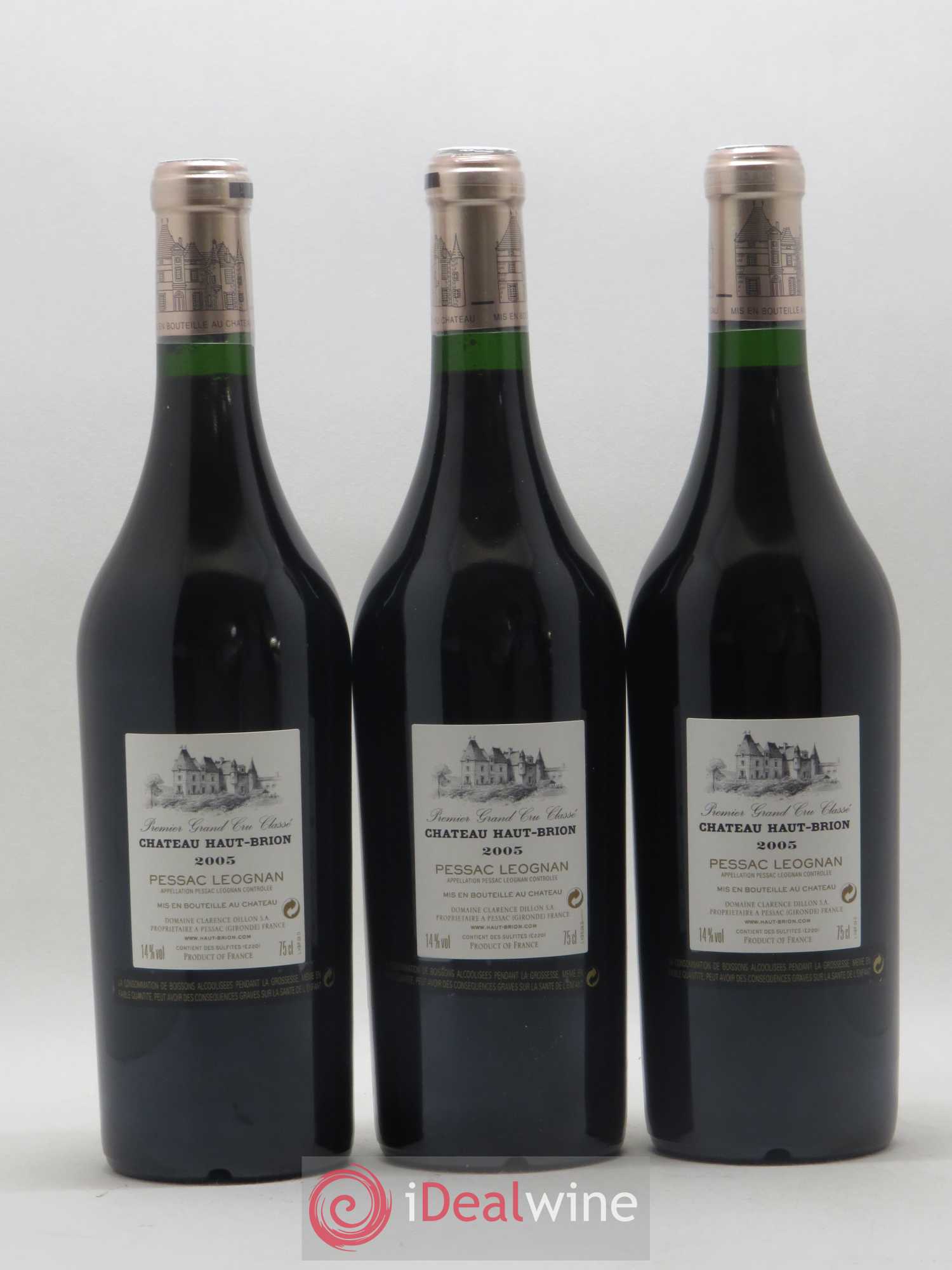 Château Haut Brion 1er Grand Cru Classé 2005 - Lot de 6 bouteilles - 4