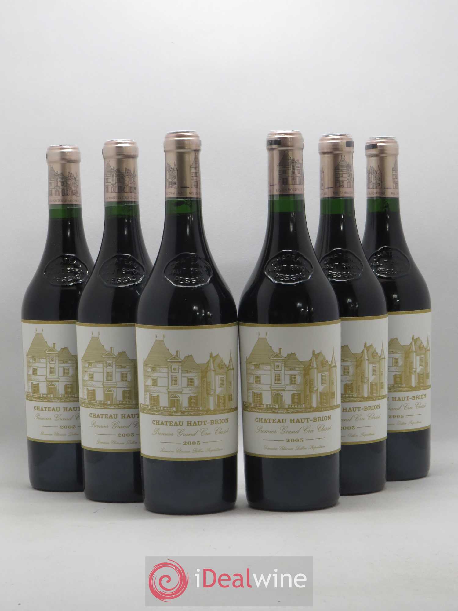 Château Haut Brion 1er Grand Cru Classé 2005 - Lot de 6 bouteilles - 0