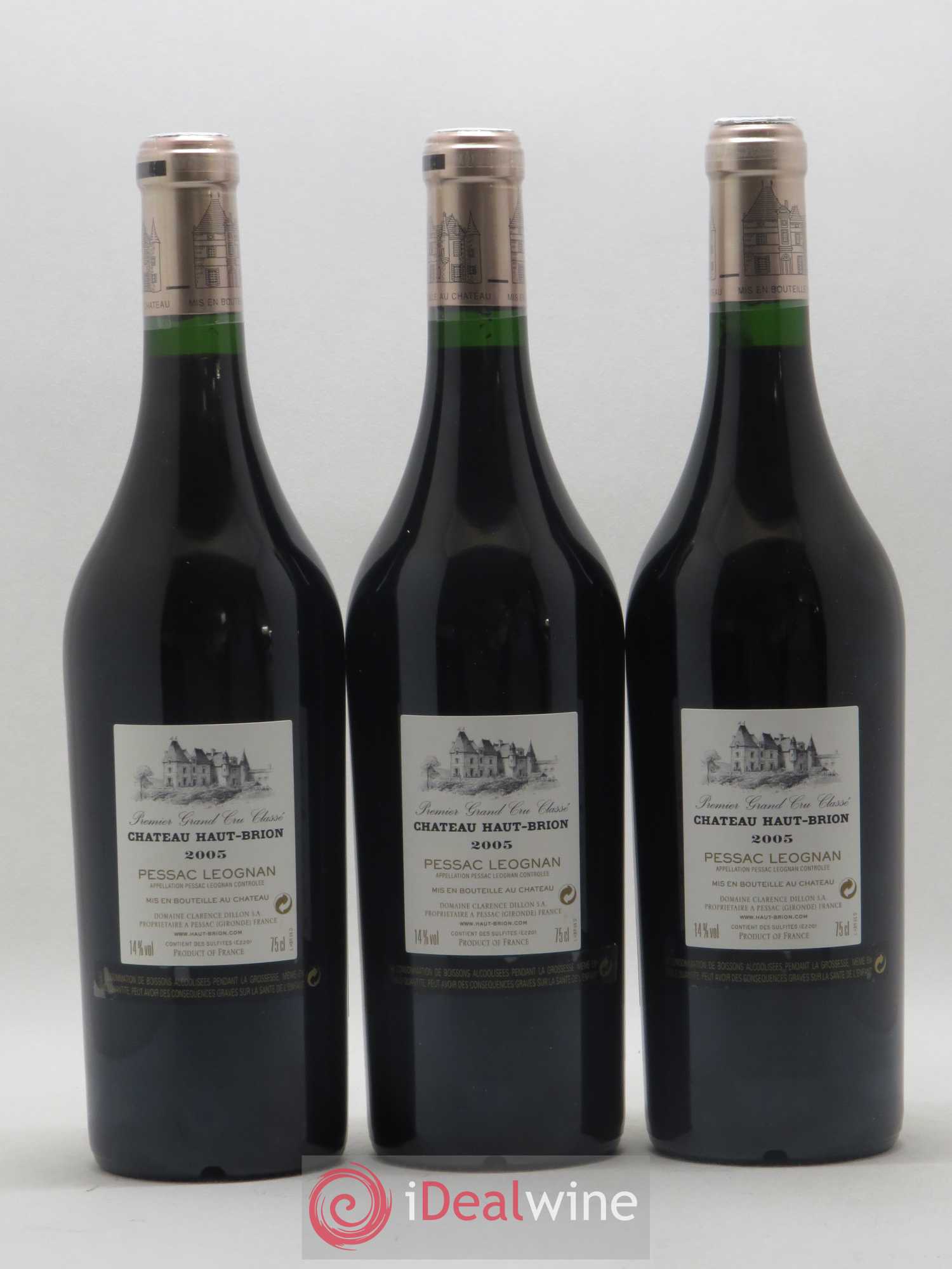 Château Haut Brion 1er Grand Cru Classé 2005 - Lot de 6 bouteilles - 4