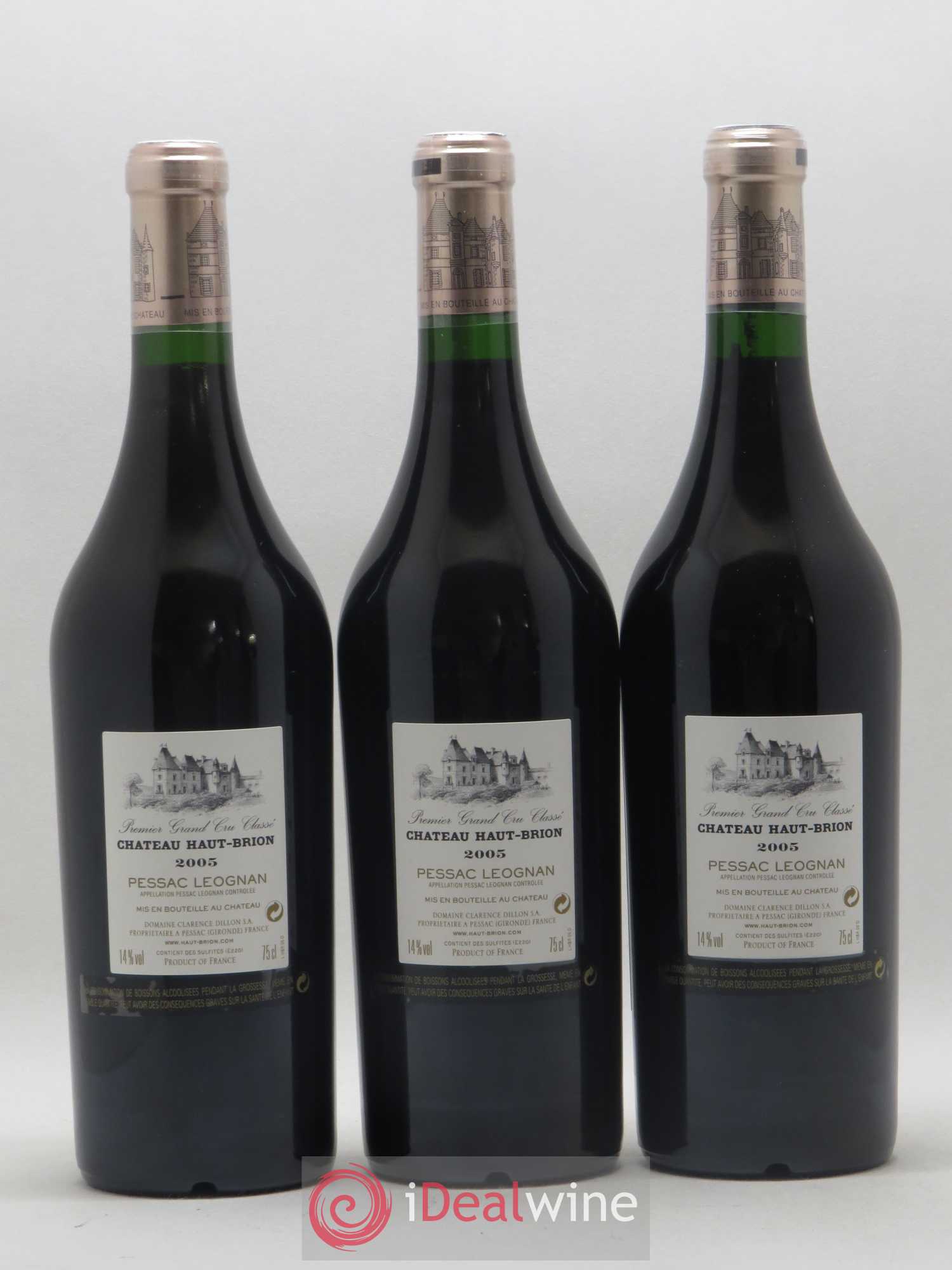 Château Haut Brion 1er Grand Cru Classé 2005 - Lot de 6 bouteilles - 4