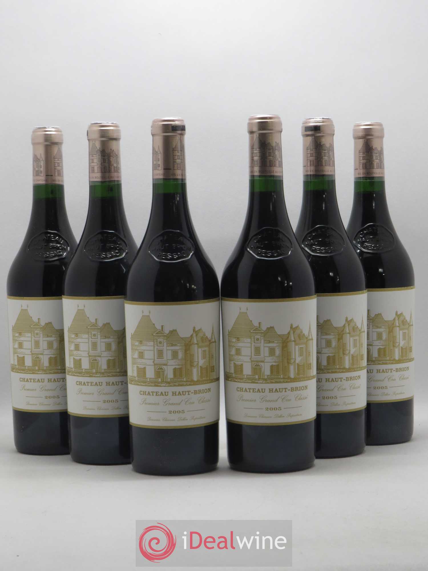 Château Haut Brion 1er Grand Cru Classé 2005 - Lot de 6 bouteilles - 0