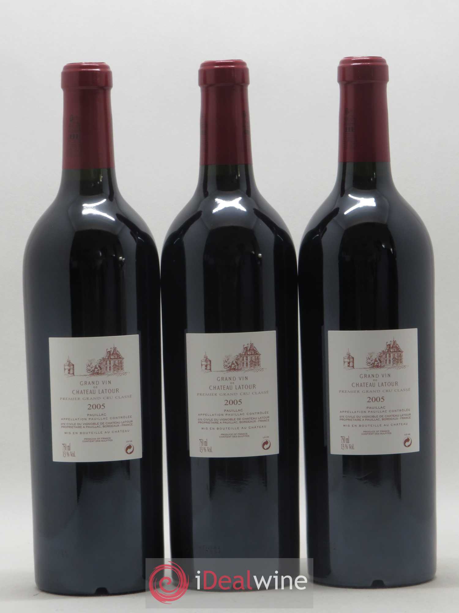 Château Latour 1er Grand Cru Classé 2005 - Lot de 6 bouteilles - 2