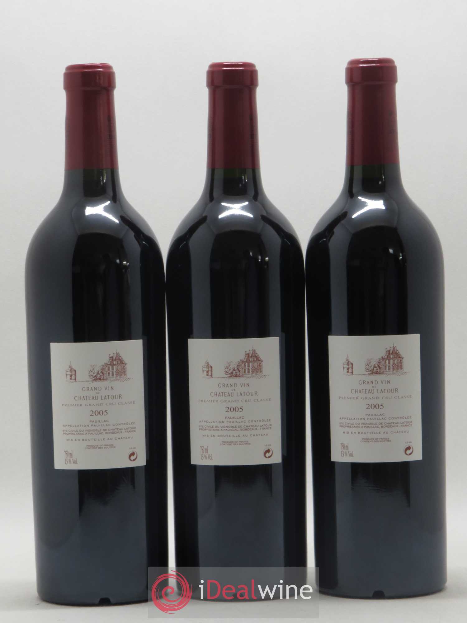 Château Latour 1er Grand Cru Classé 2005 - Lot de 6 bouteilles - 4