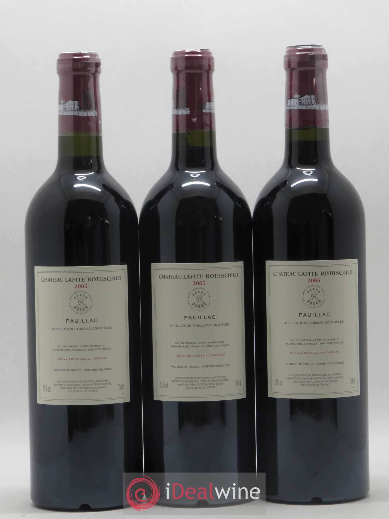 Château Lafite Rothschild 1er Grand Cru Classé 2005 - Lot de 6 bouteilles - 2