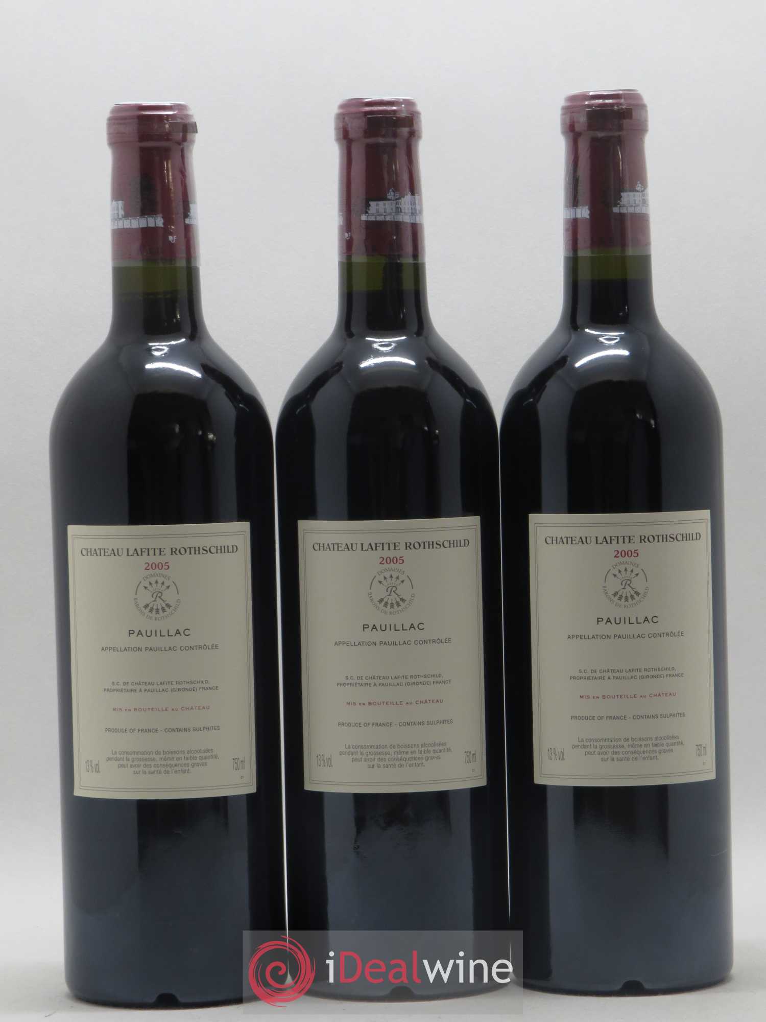 Château Lafite Rothschild 1er Grand Cru Classé 2005 - Lot de 6 bouteilles - 4