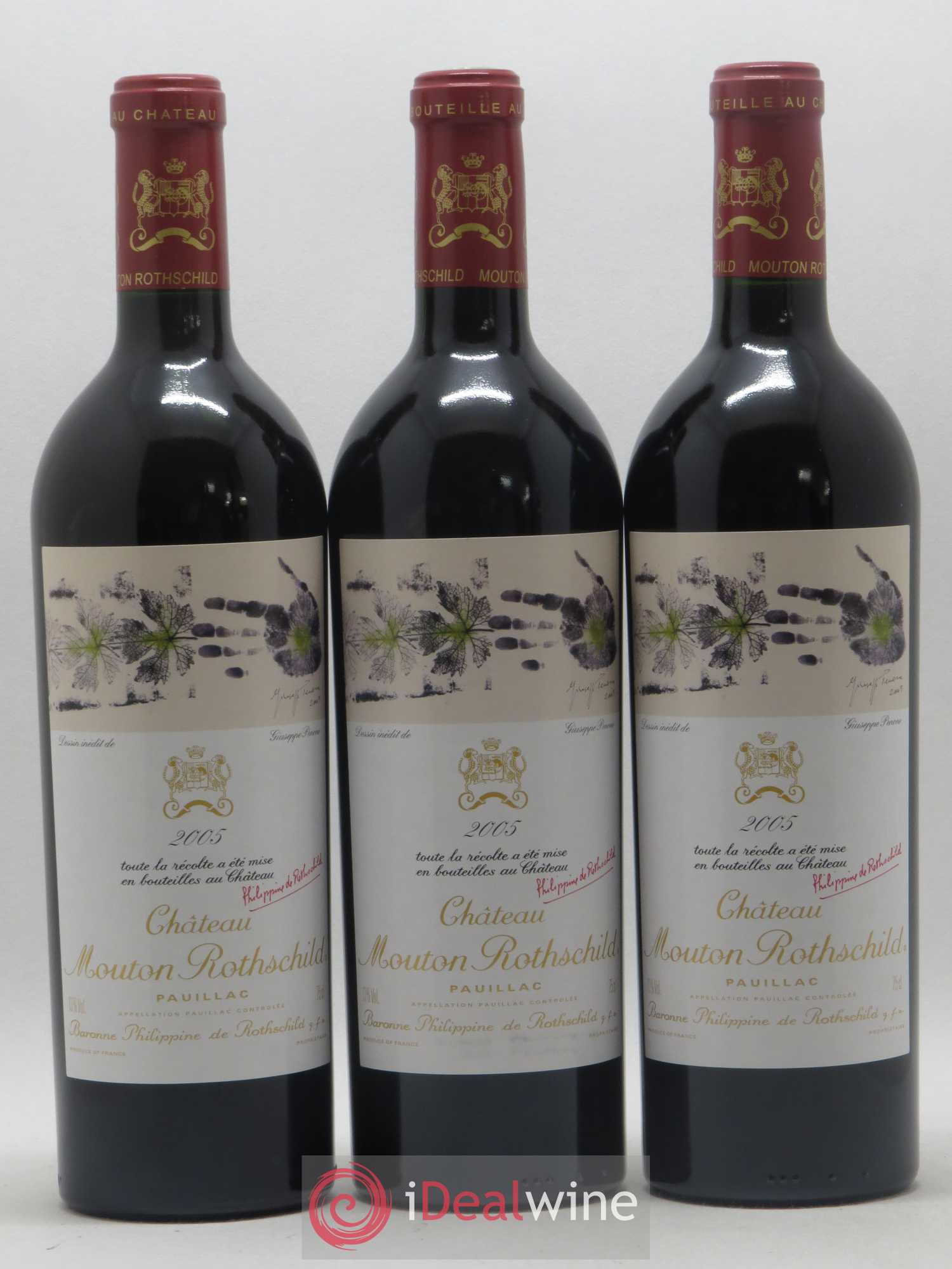 Château Mouton Rothschild 1er Grand Cru Classé 2005 - Lot de 12 bouteilles - 3