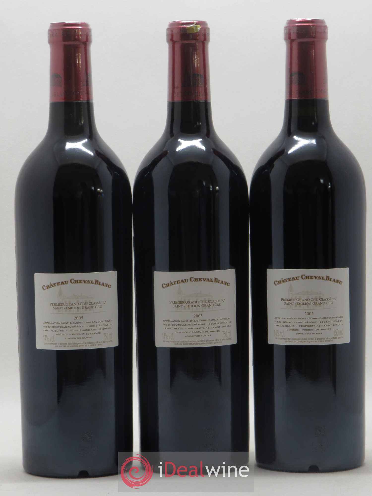 Château Cheval Blanc 1er Grand Cru Classé A 2005 - Lot de 12 bouteilles - 4