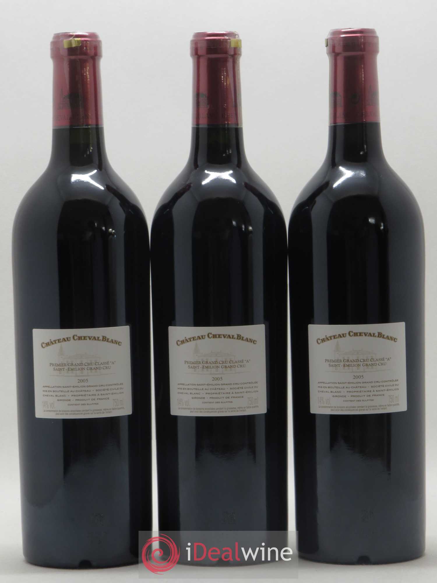 Château Cheval Blanc 1er Grand Cru Classé A 2005 - Lot de 12 bouteilles - 8